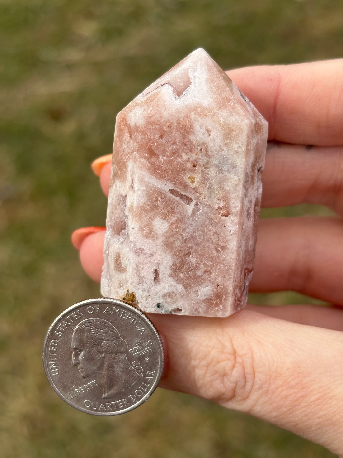 Druzy Pink Amethyst Tower R