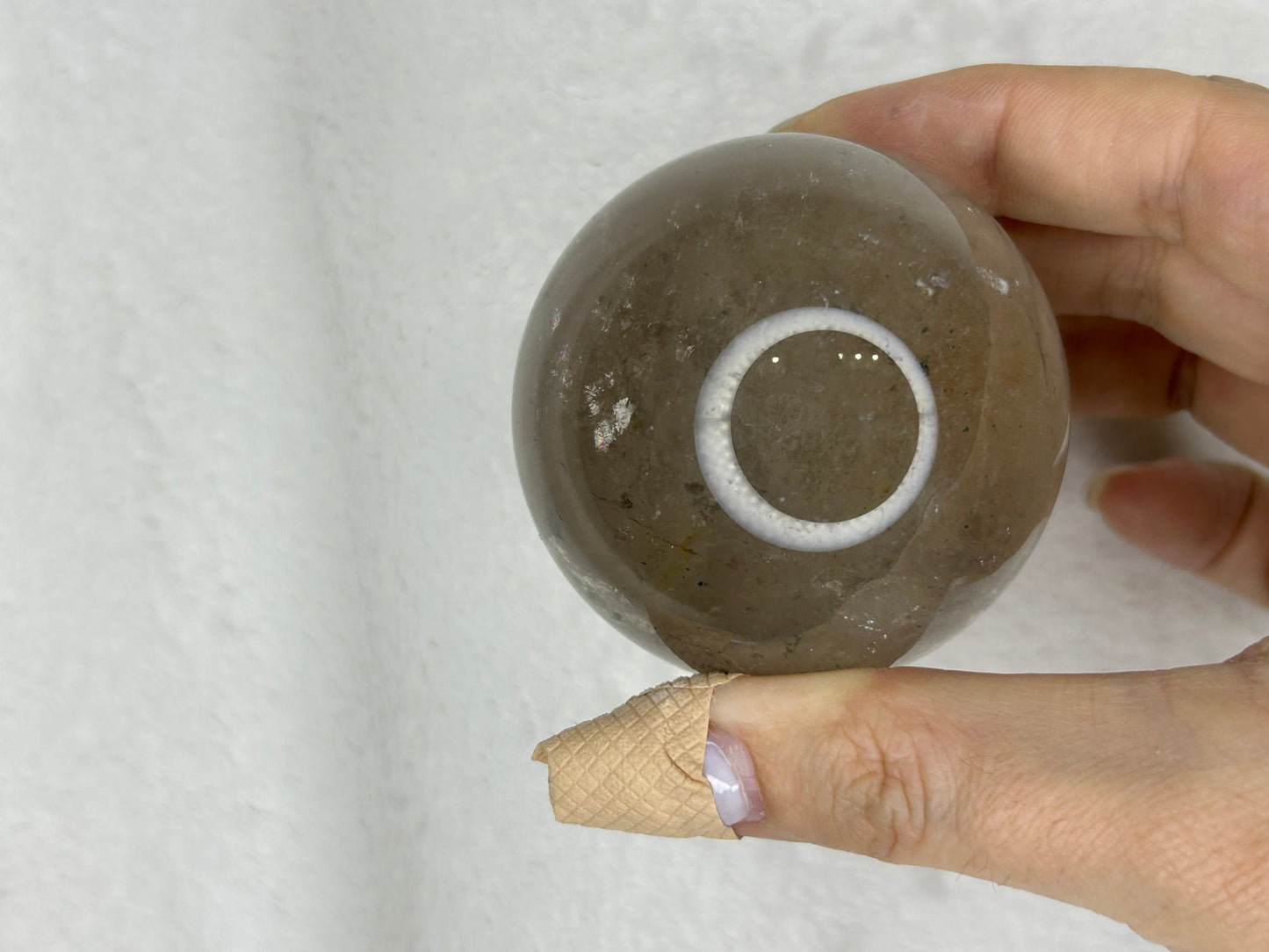 Smokey quartz sphere A