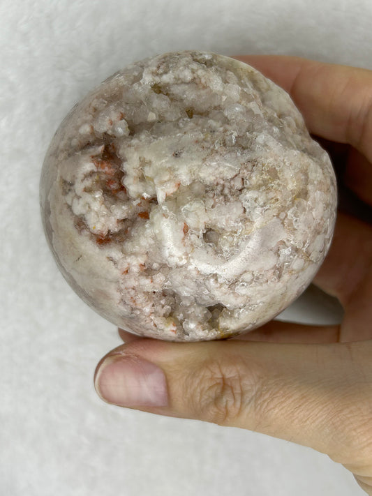 Druzy Pink Amethyst Sphere