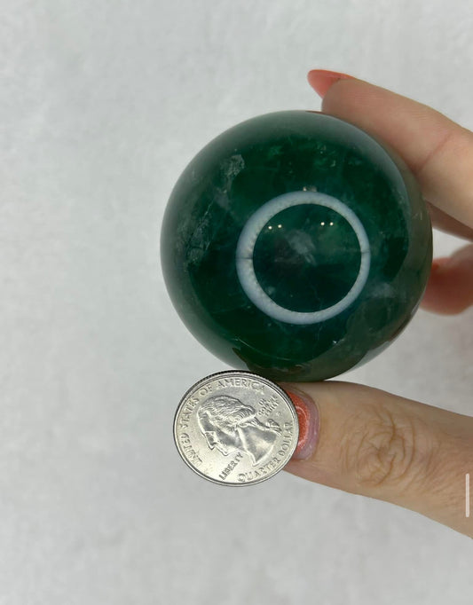 Juicy Green Fluroite Sphere B