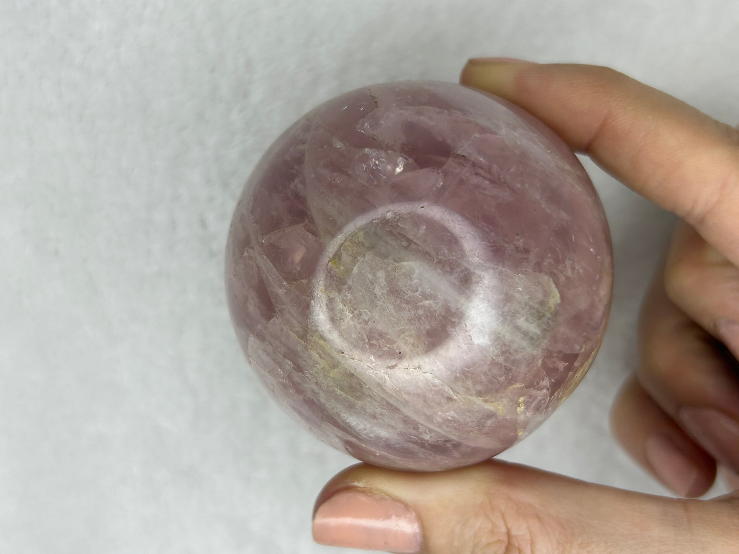 *possibly repaired 😭*Rose Quartz Sphere I