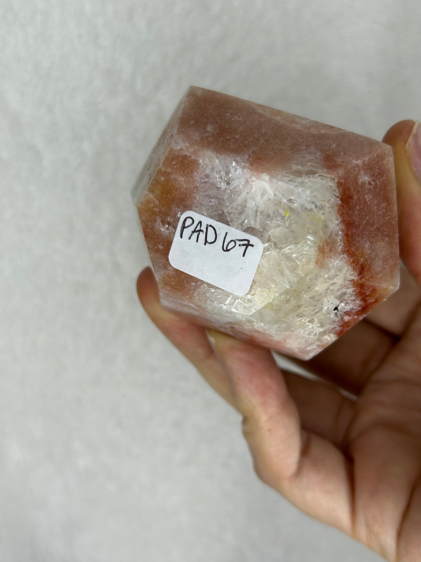 Pink amethyst diamond