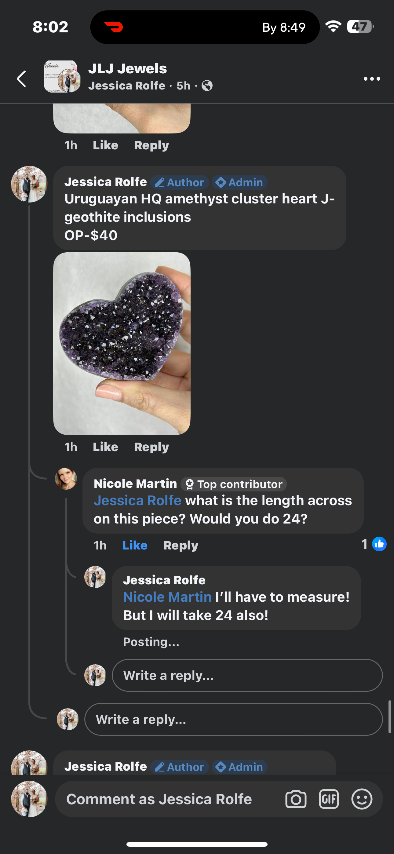 Nicole Martin claims
