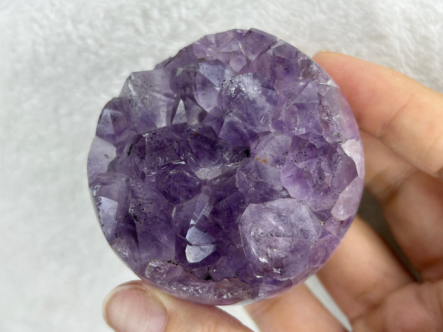 Brazilian Druzy Amethyst Agate Sphere D