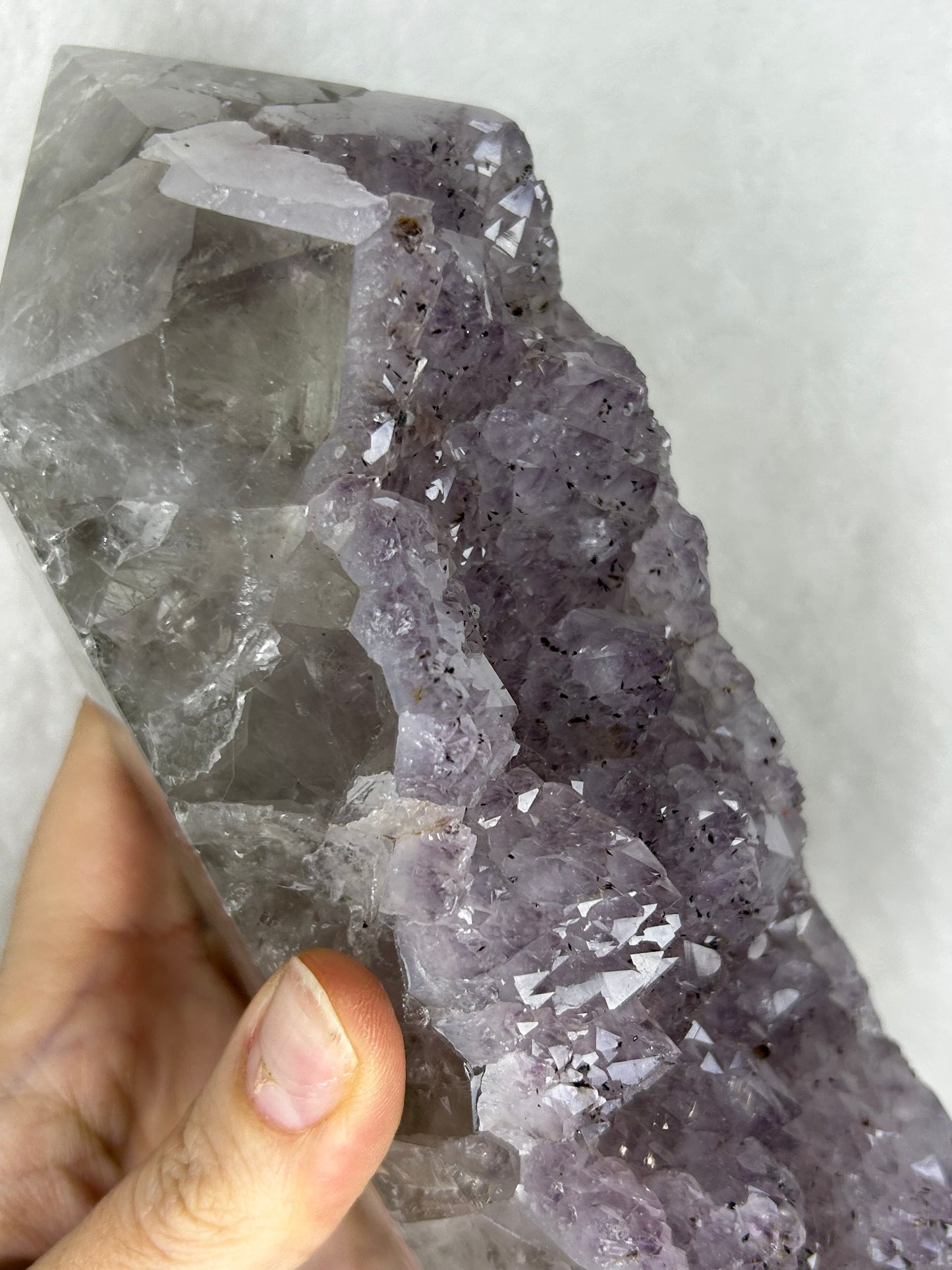 HQ Statement Piece Amethyst Cluster Tower