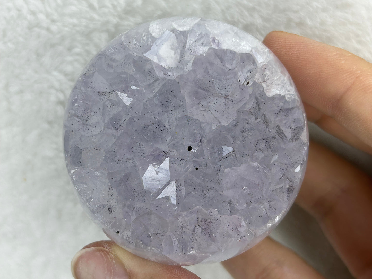 Brazilian Druzy Amethyst Agate Sphere E