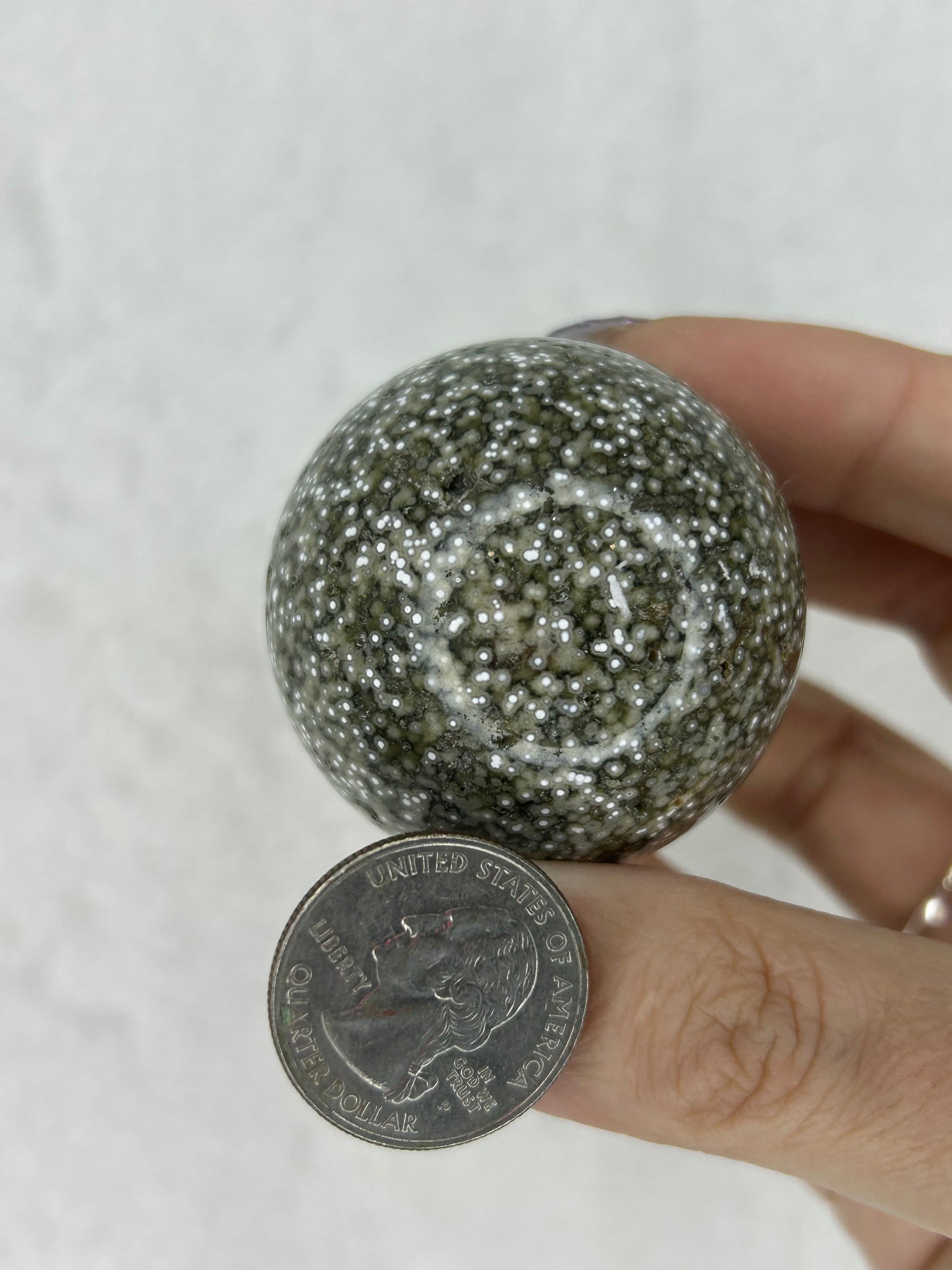 Orbicular Jasper Sphere D
