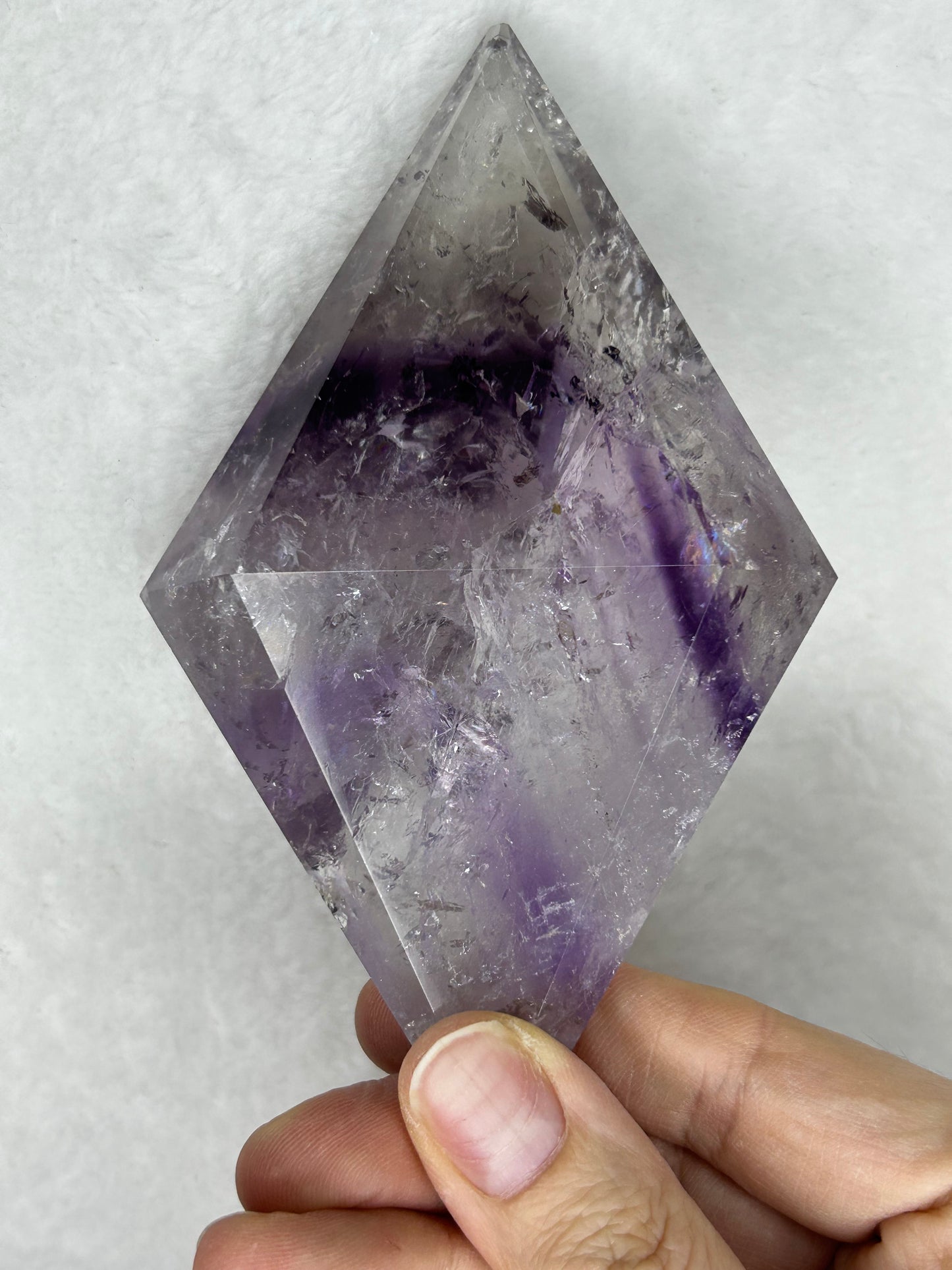 HQ ⭐️XTRA⭐️ Amethyst Phantom Faceted Diamond G