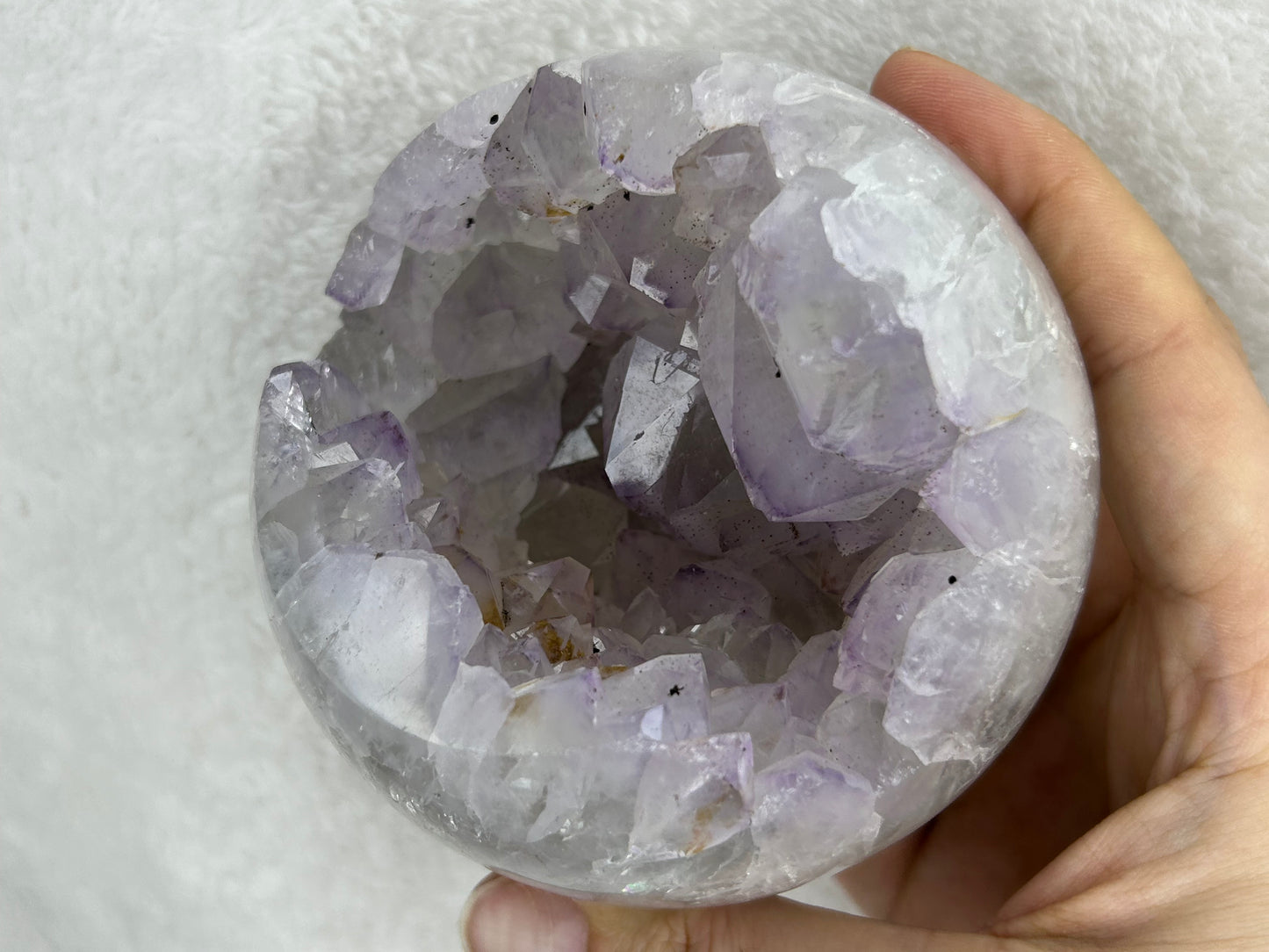 XL Brazilian Druzy Amethyst Sphere