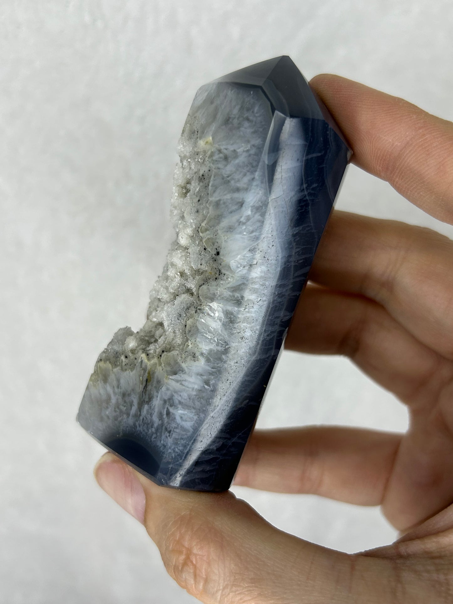 HQ Sugar Druzy Agate Tower