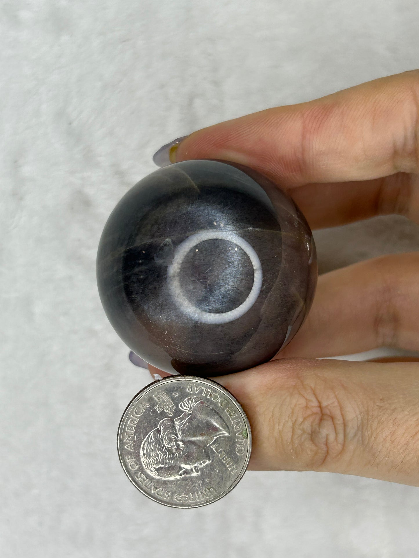 HQ Black Moonstone sphere D 🌑