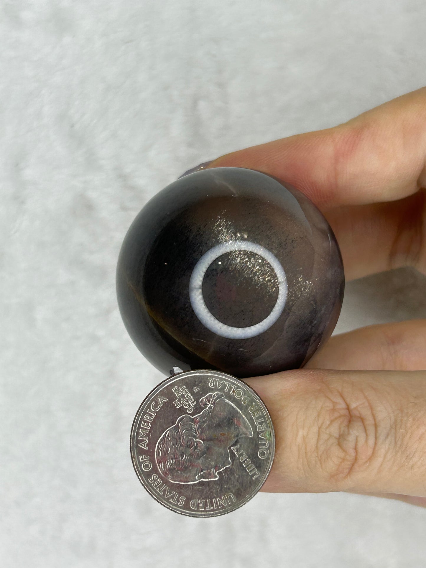 HQ Black Moonstone sphere D 🌑
