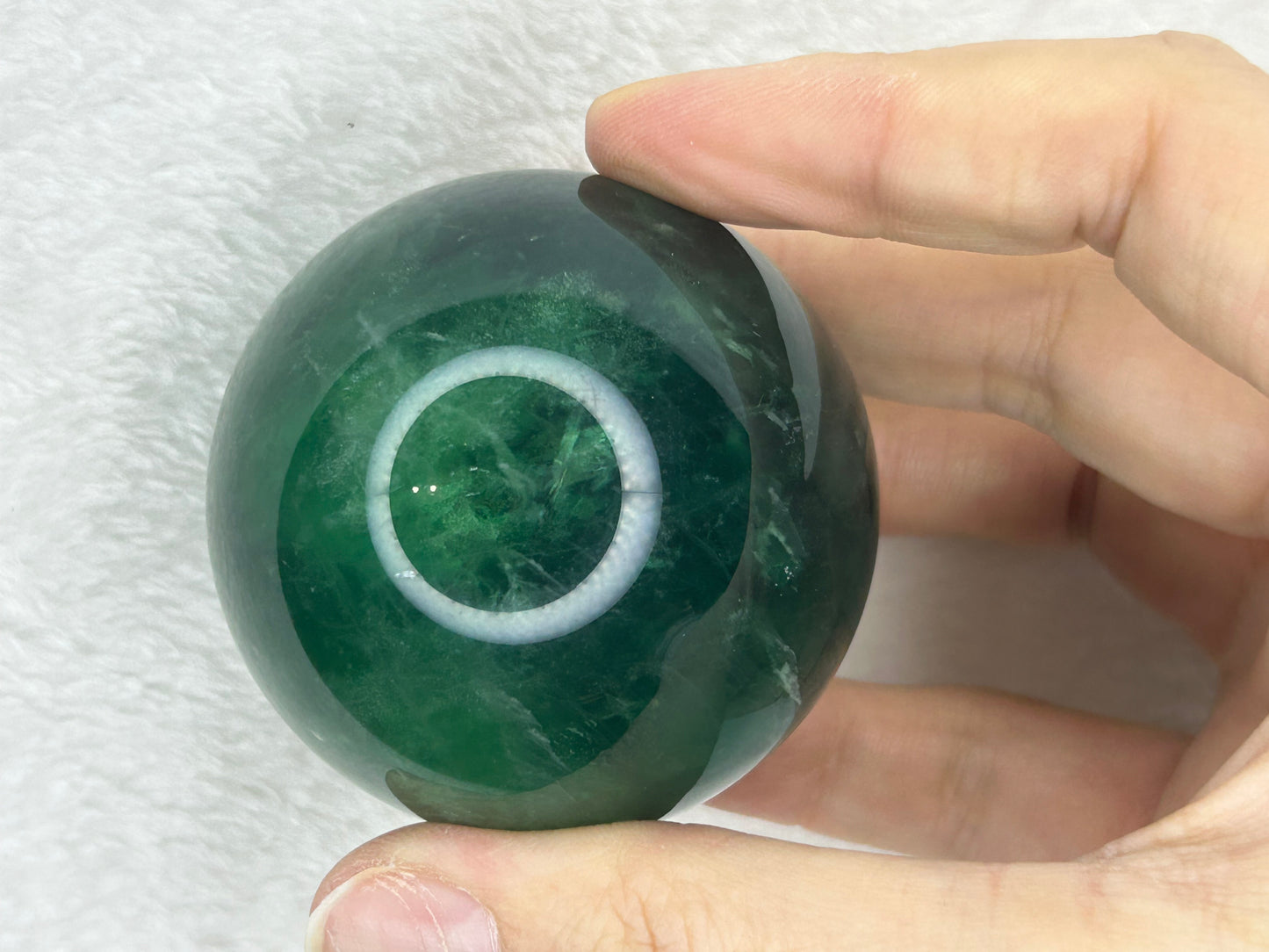 Juicy Green Fluroite Sphere A