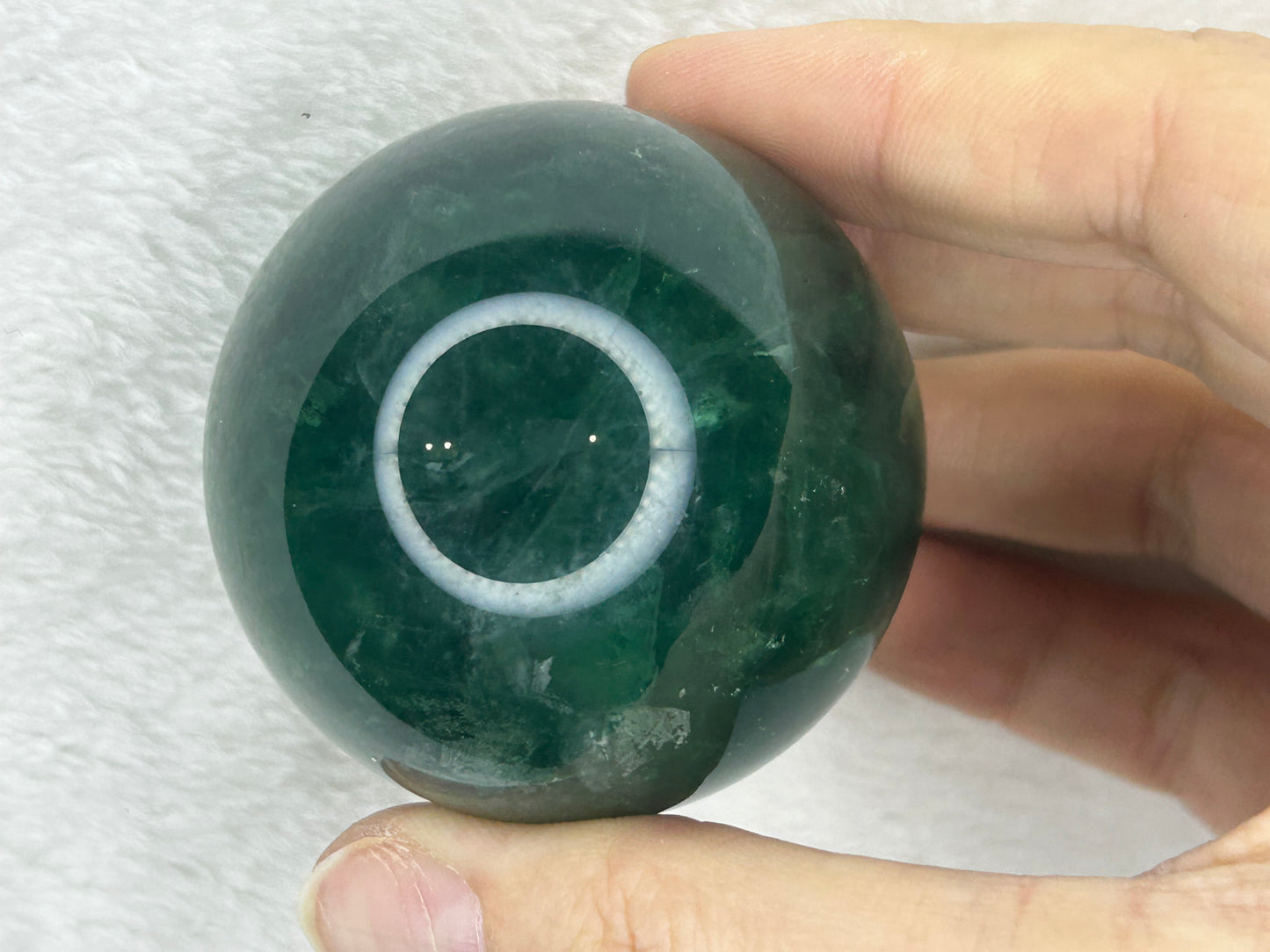 Juicy Green Fluroite Sphere B