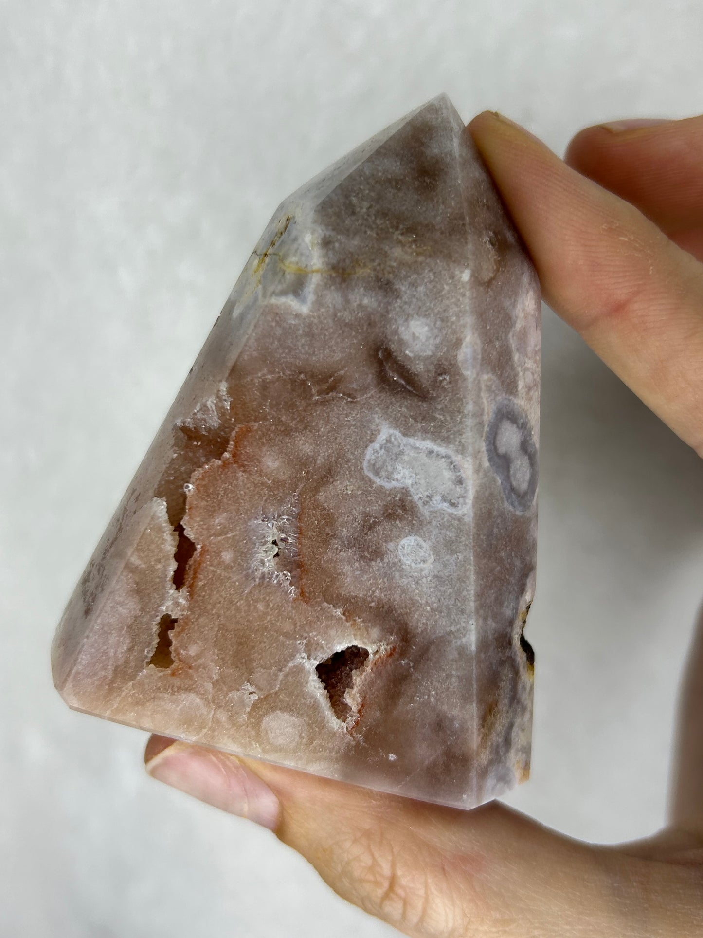 Pink amethyst tower A