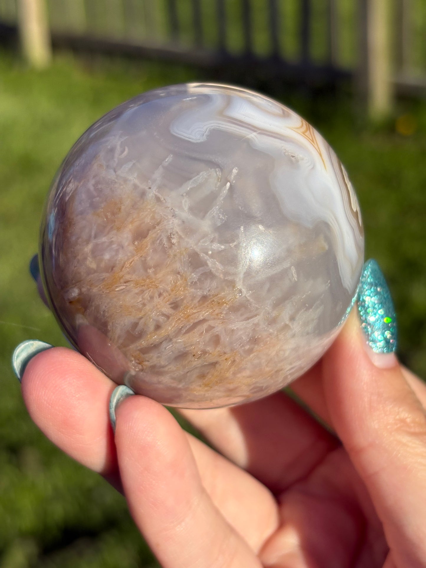 Unique Agate sphere