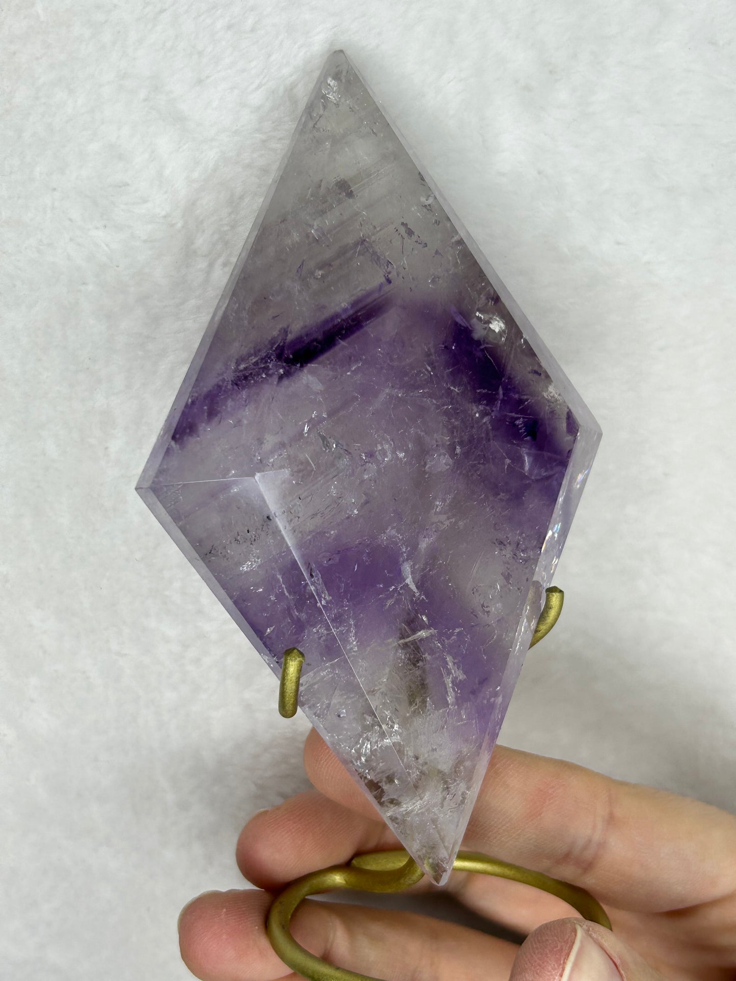 HQ ⭐️XTRA⭐️ Amethyst Phantom Faceted Diamond E