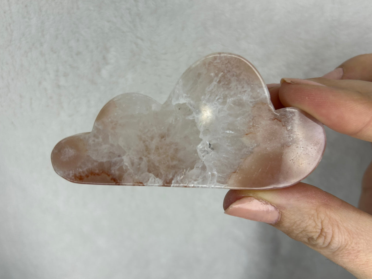 Pink Flower Agate Cloud D