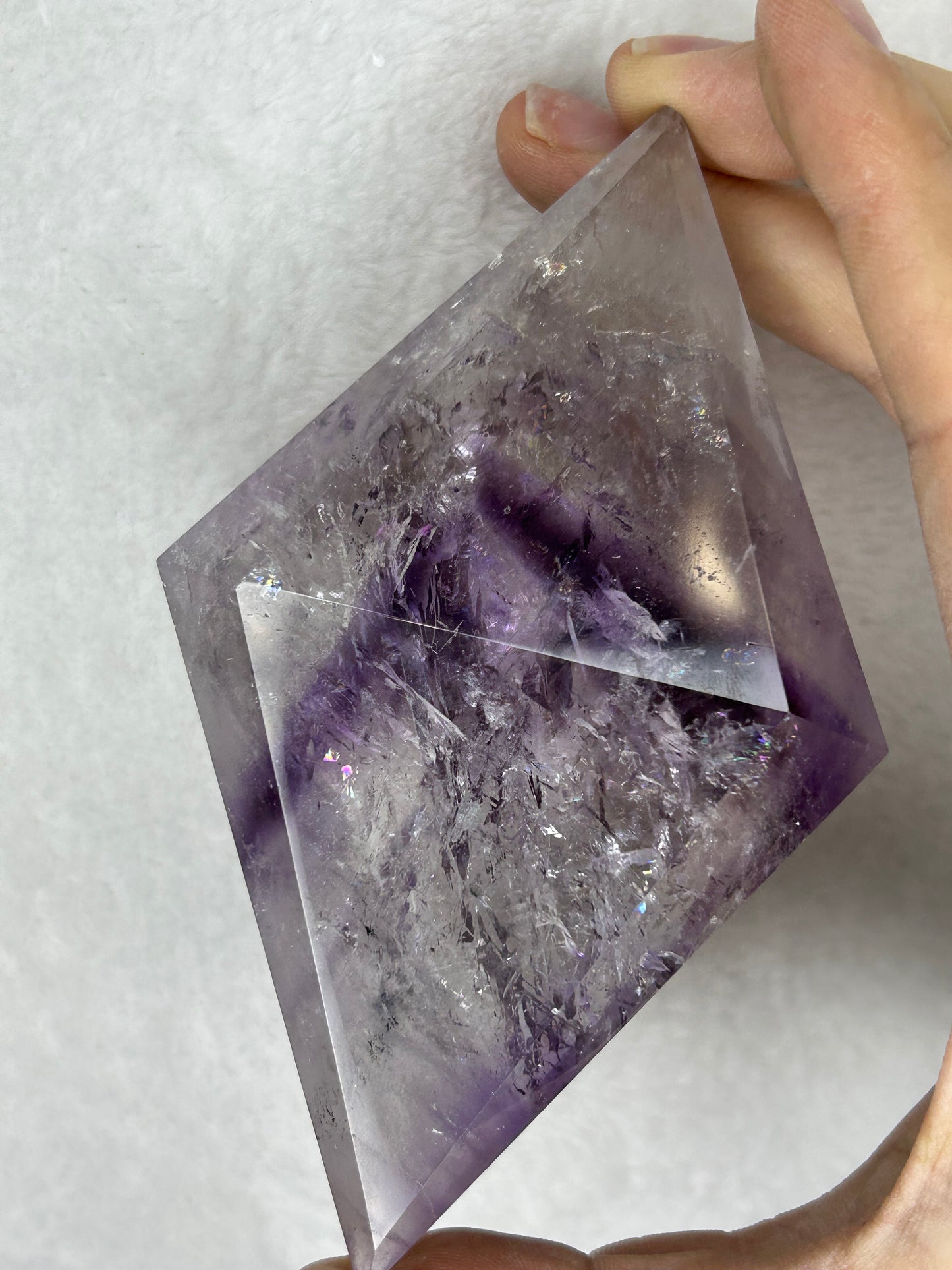 HQ ⭐️XTRA⭐️ Amethyst Phantom Faceted Diamond D