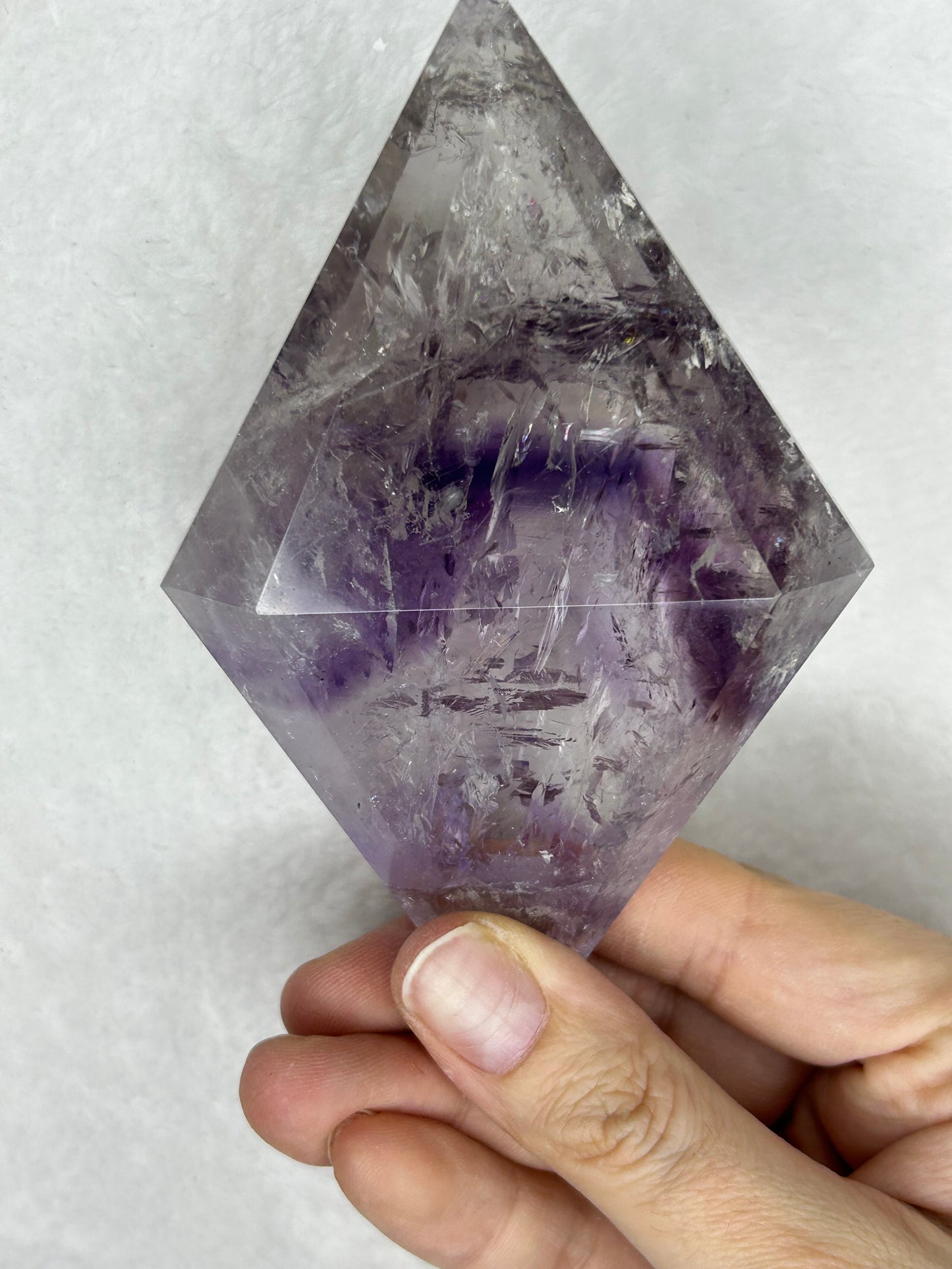 HQ ⭐️XTRA⭐️ Amethyst Phantom Faceted Diamond F
