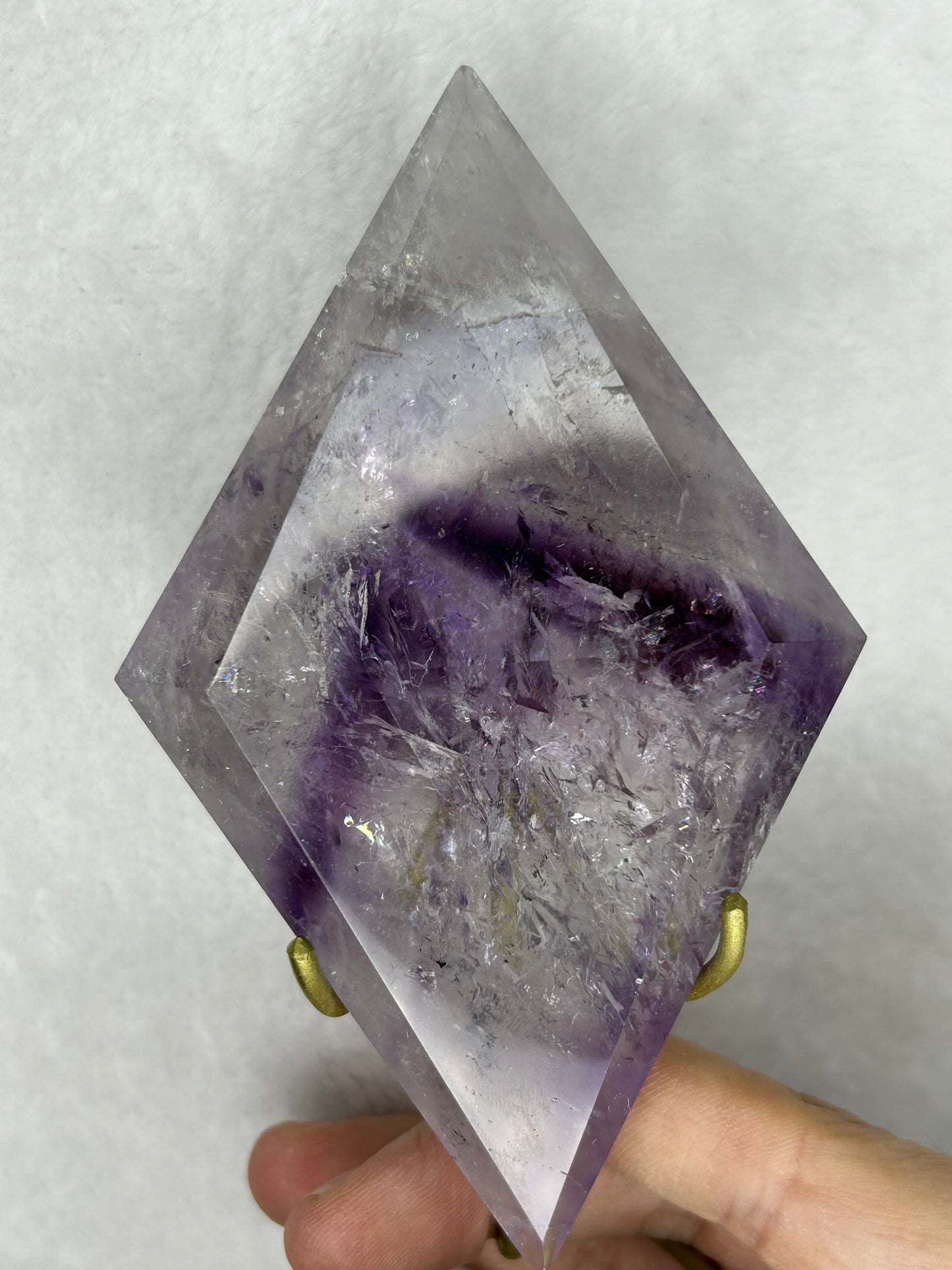 HQ ⭐️XTRA⭐️ Amethyst Phantom Faceted Diamond D