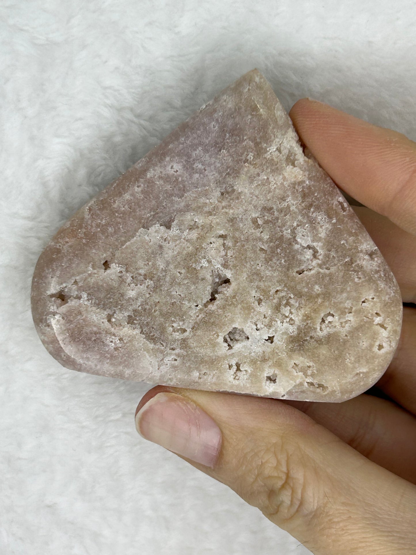 Pink amethyst flame/freeform B