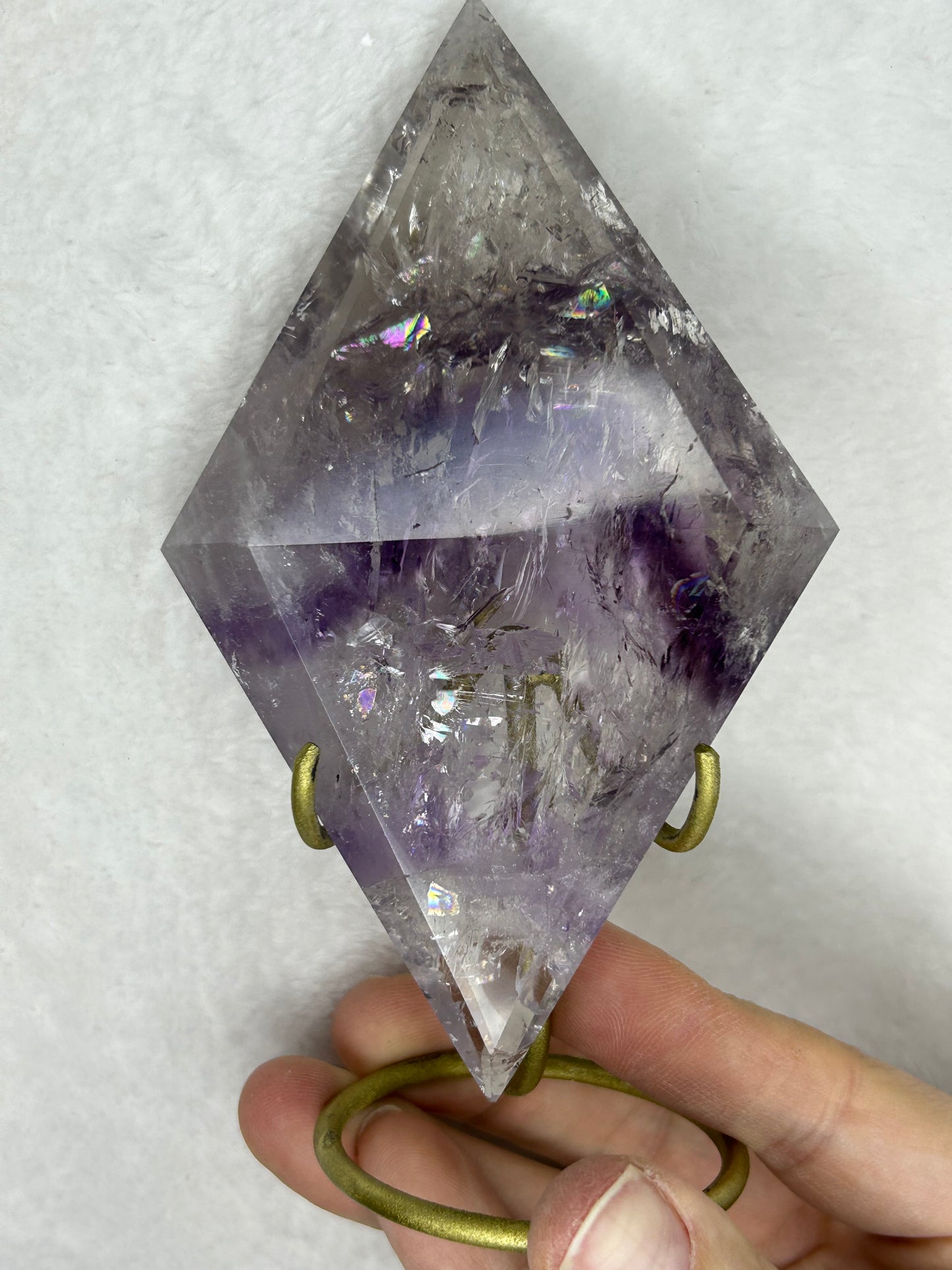 HQ ⭐️XTRA⭐️ Amethyst Phantom Faceted Diamond F
