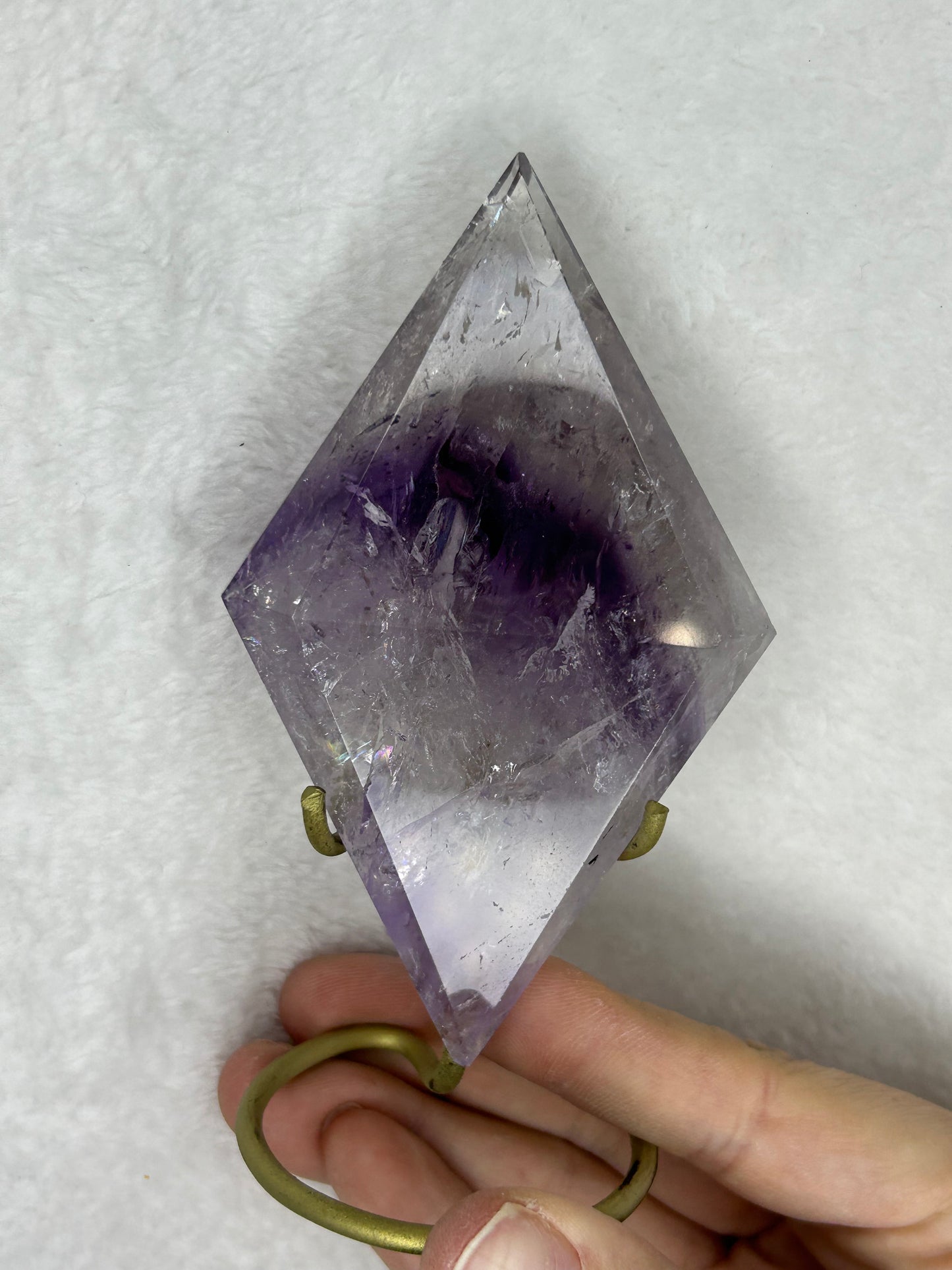 HQ ⭐️XTRA⭐️ Amethyst Phantom Faceted Diamond A