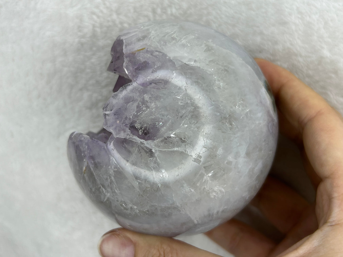 XL Brazilian Druzy Amethyst Sphere