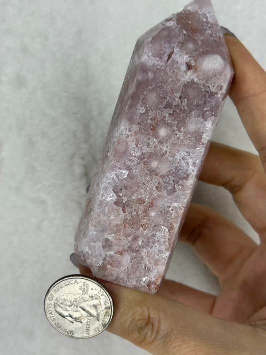 Lavender toned Pink Amethyst Tower