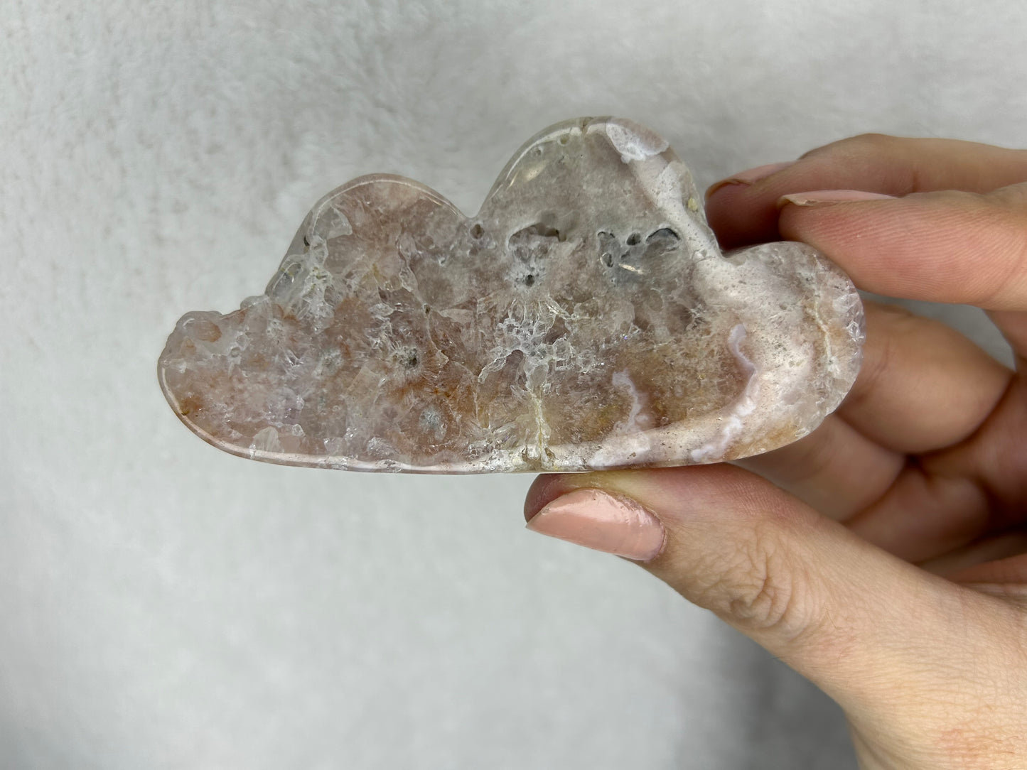 Pink Flower Agate Cloud B
