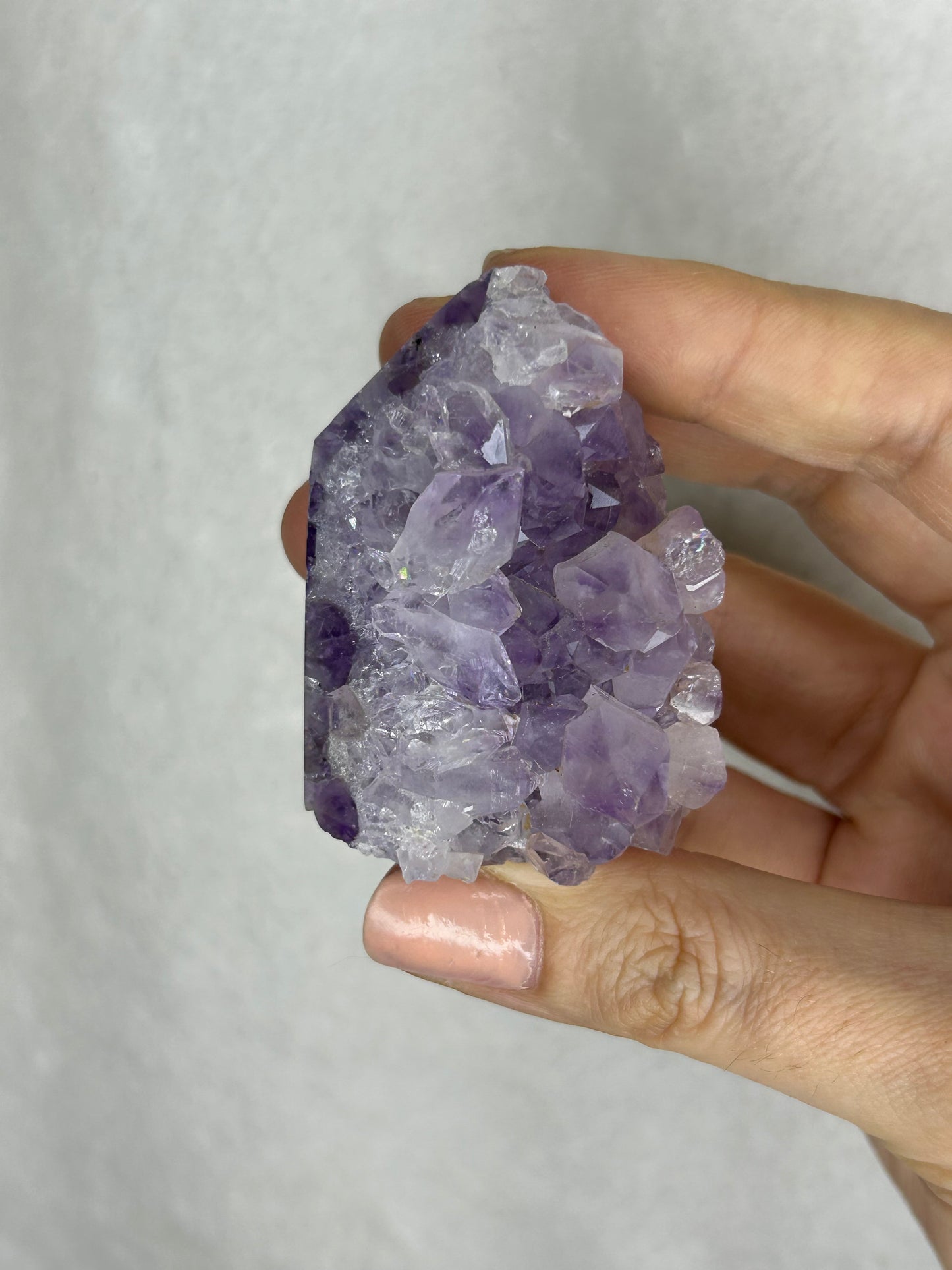 HQ Brazilian amethyst tower w/ chunky teeth