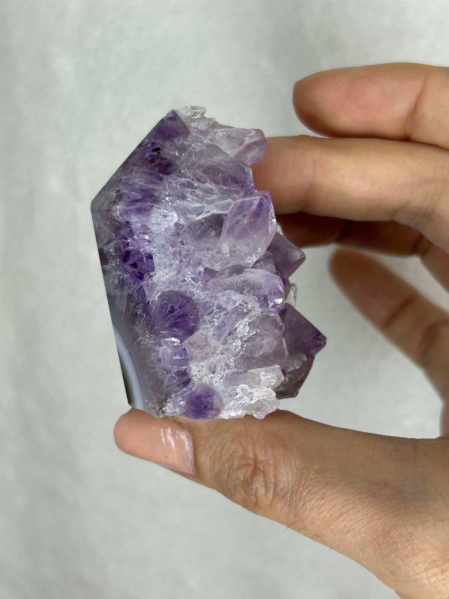 HQ Brazilian amethyst tower w/ chunky teeth