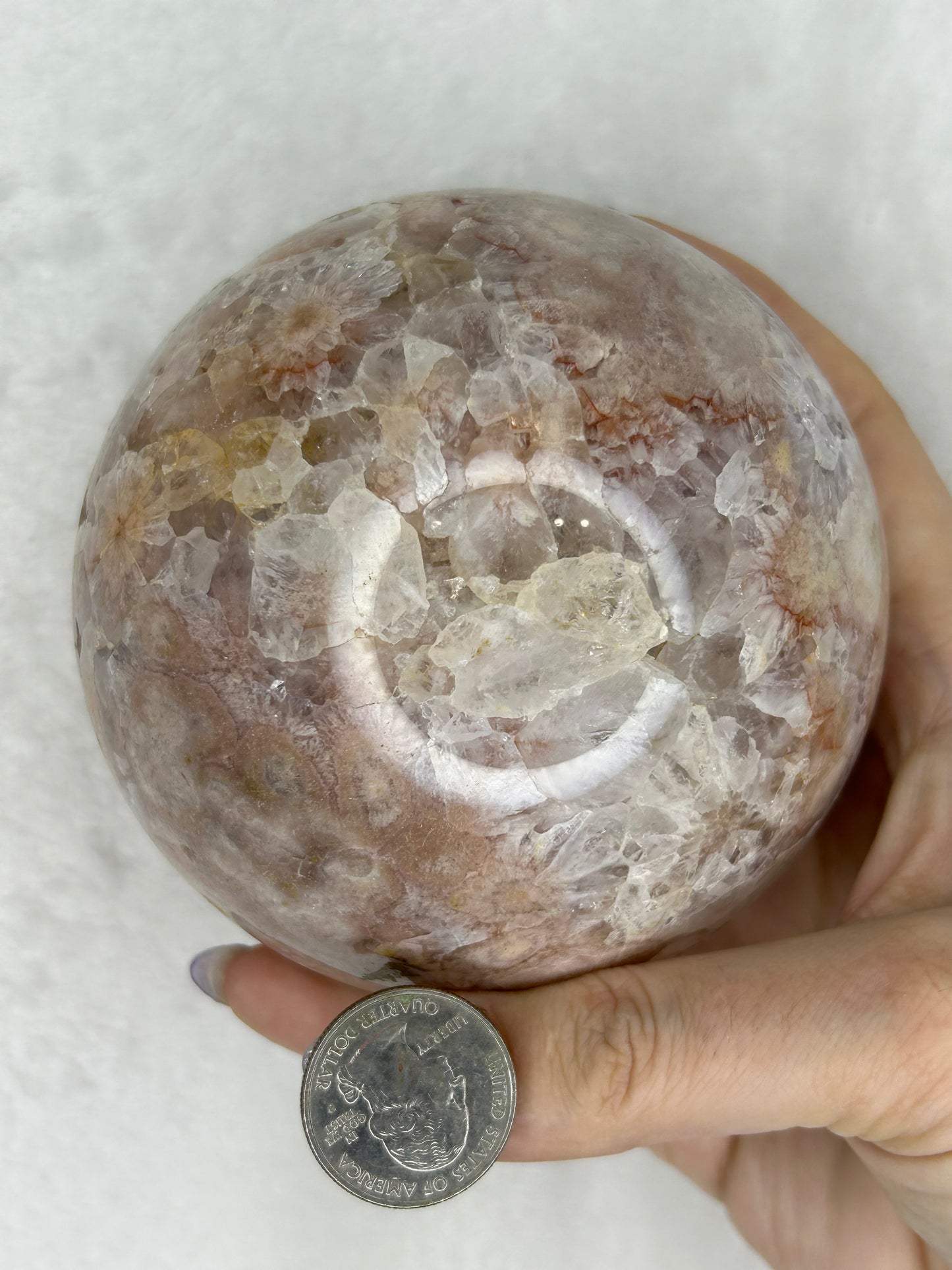 XL Pink Amethyst Sphere