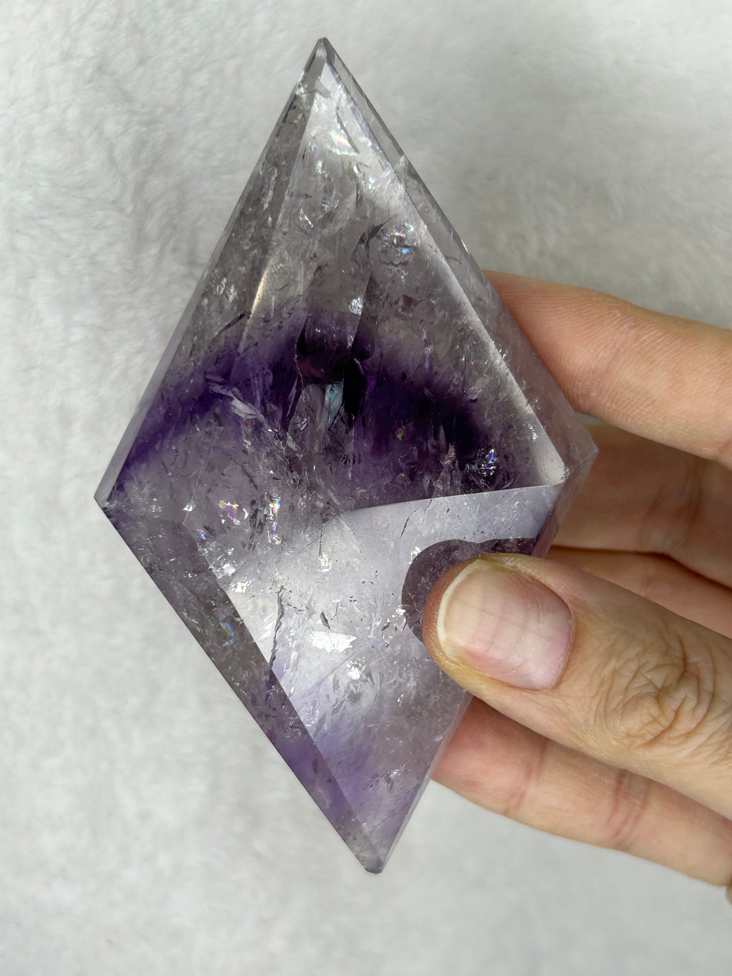 HQ ⭐️XTRA⭐️ Amethyst Phantom Faceted Diamond A