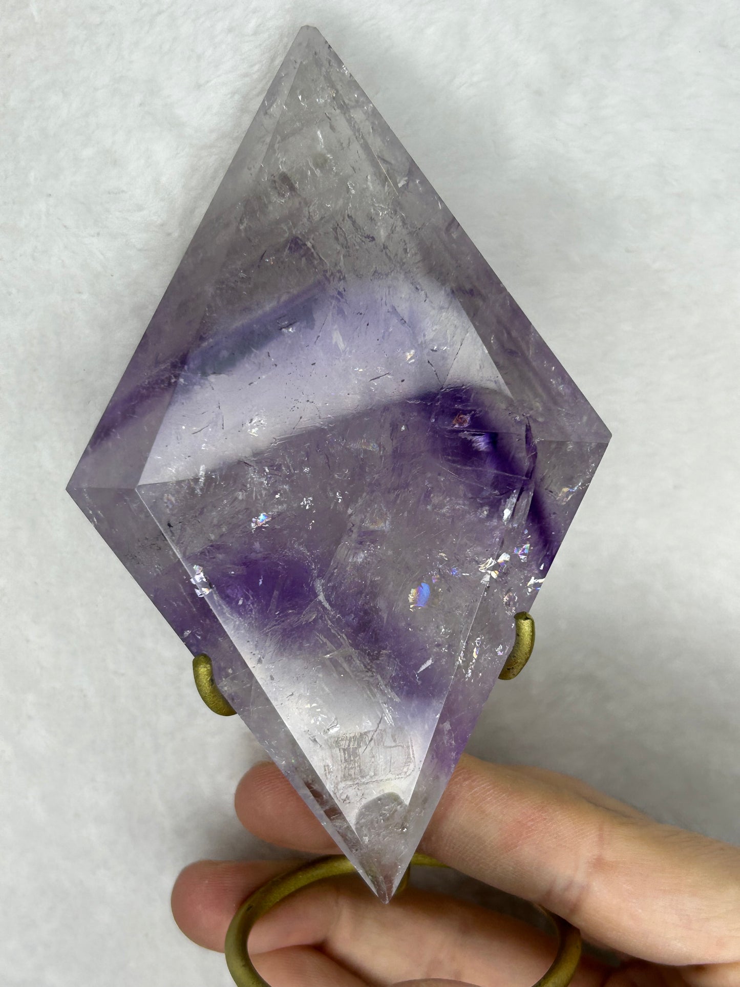 HQ ⭐️XTRA⭐️ Amethyst Phantom Faceted Diamond E