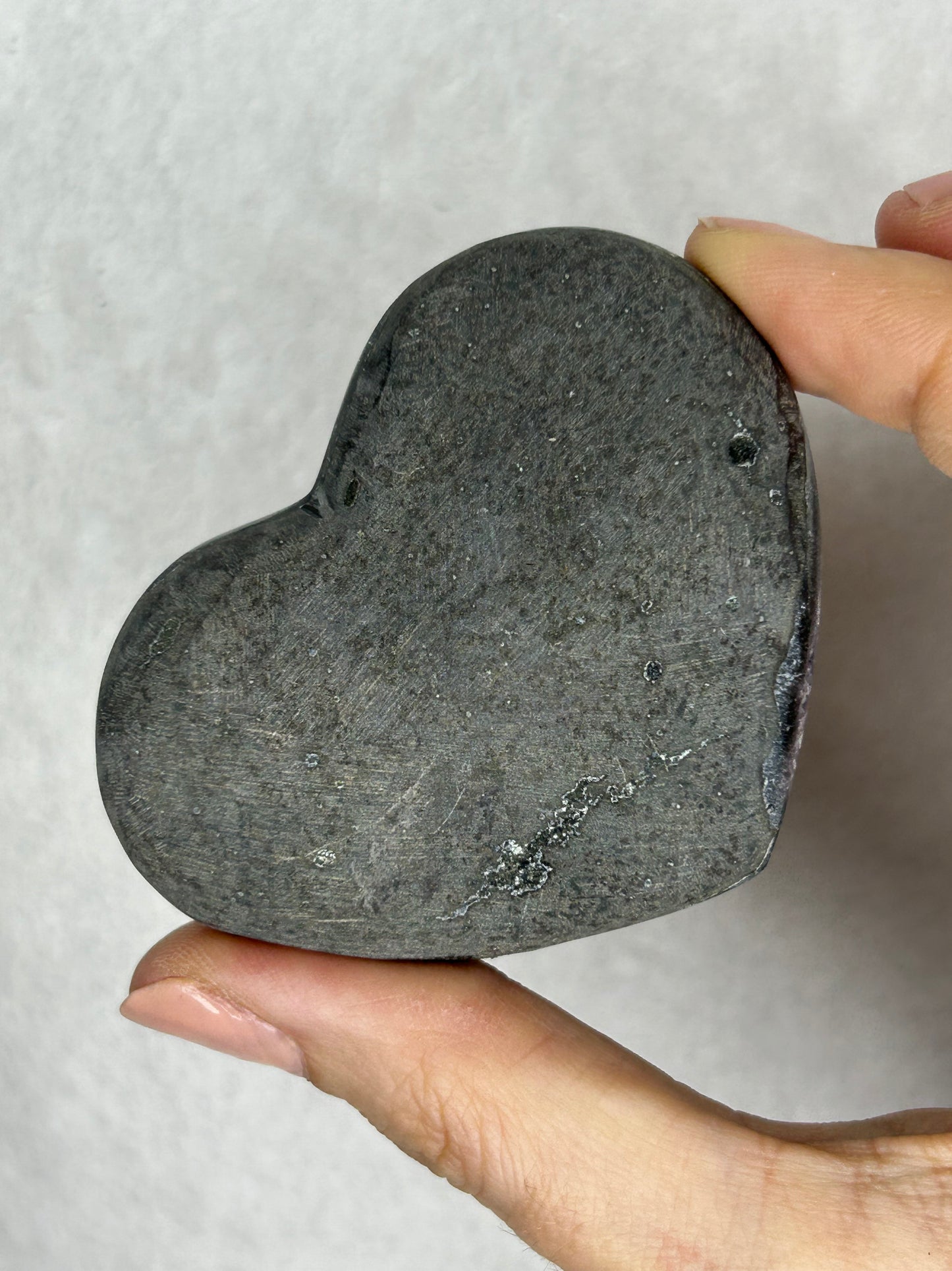💖💖Uruguayan HQ amethyst cluster heart O