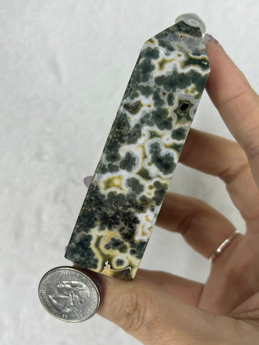 Veinless Orbicular Jasper Tower