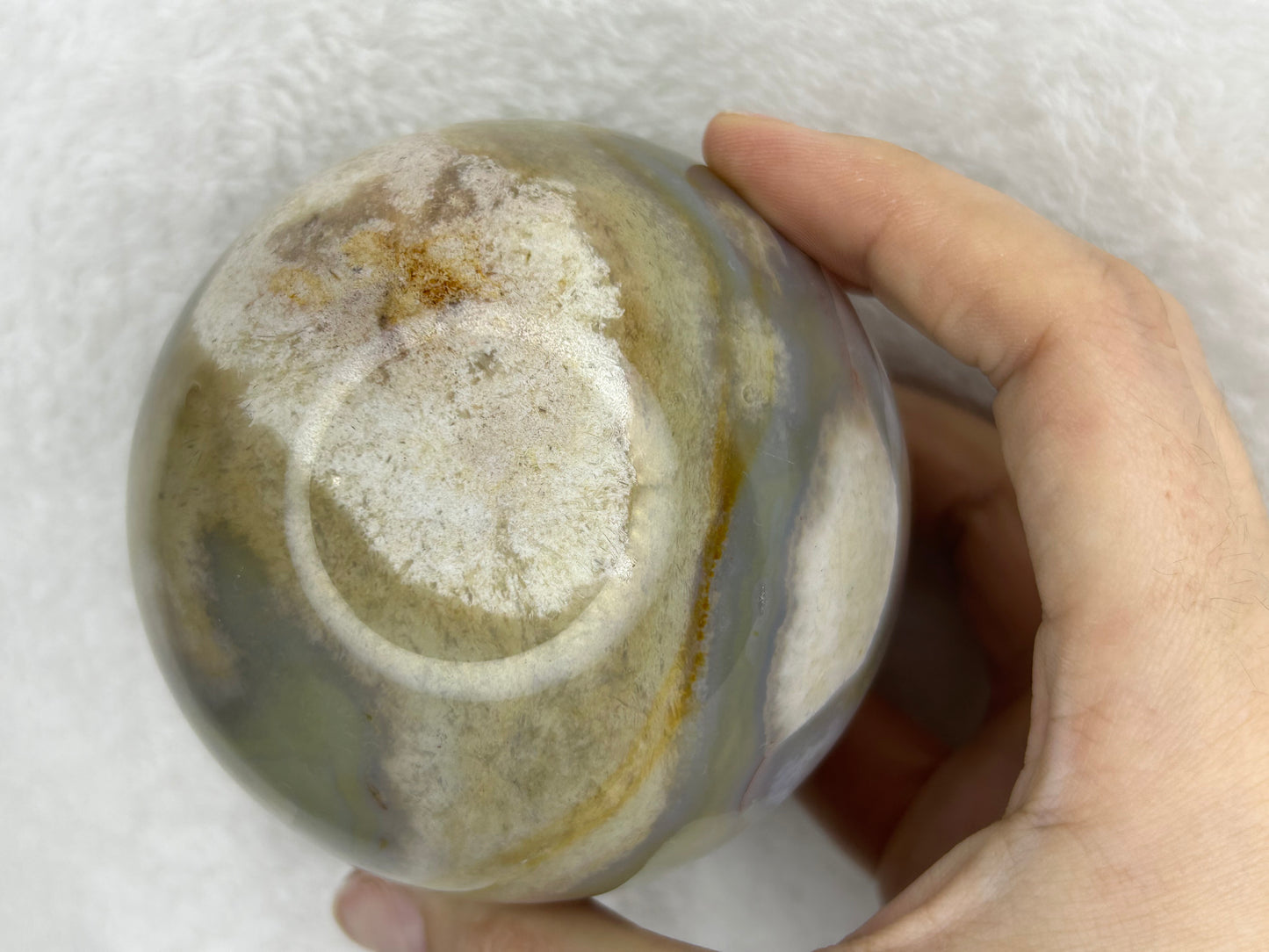 Super Cool Moody Pink Flower Agate Druzy Sphere