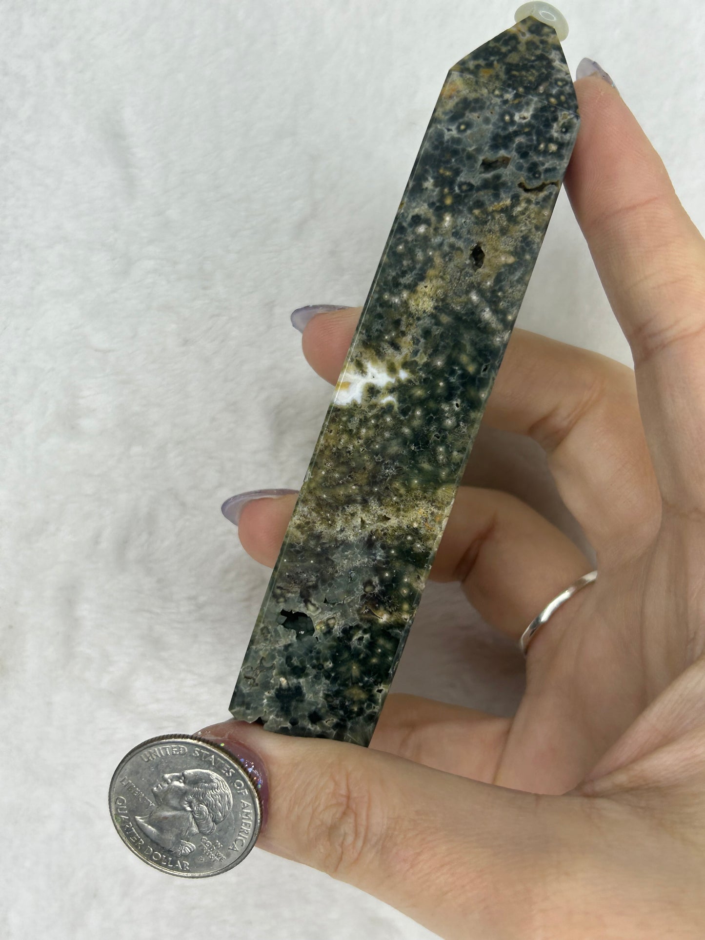 Veinless Orbicular Jasper Tower