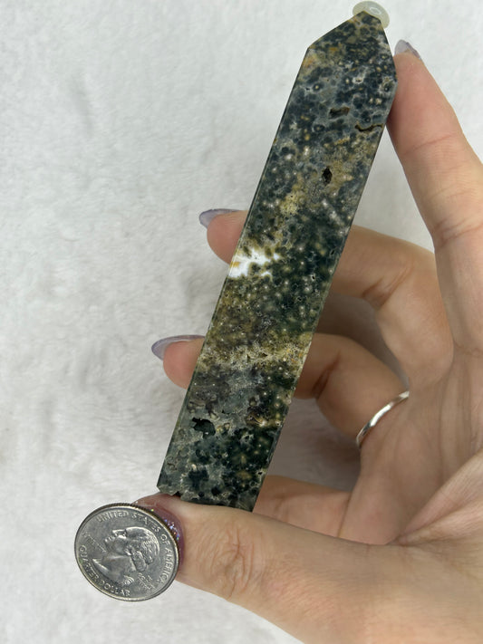 Veinless Orbicular Jasper Tower