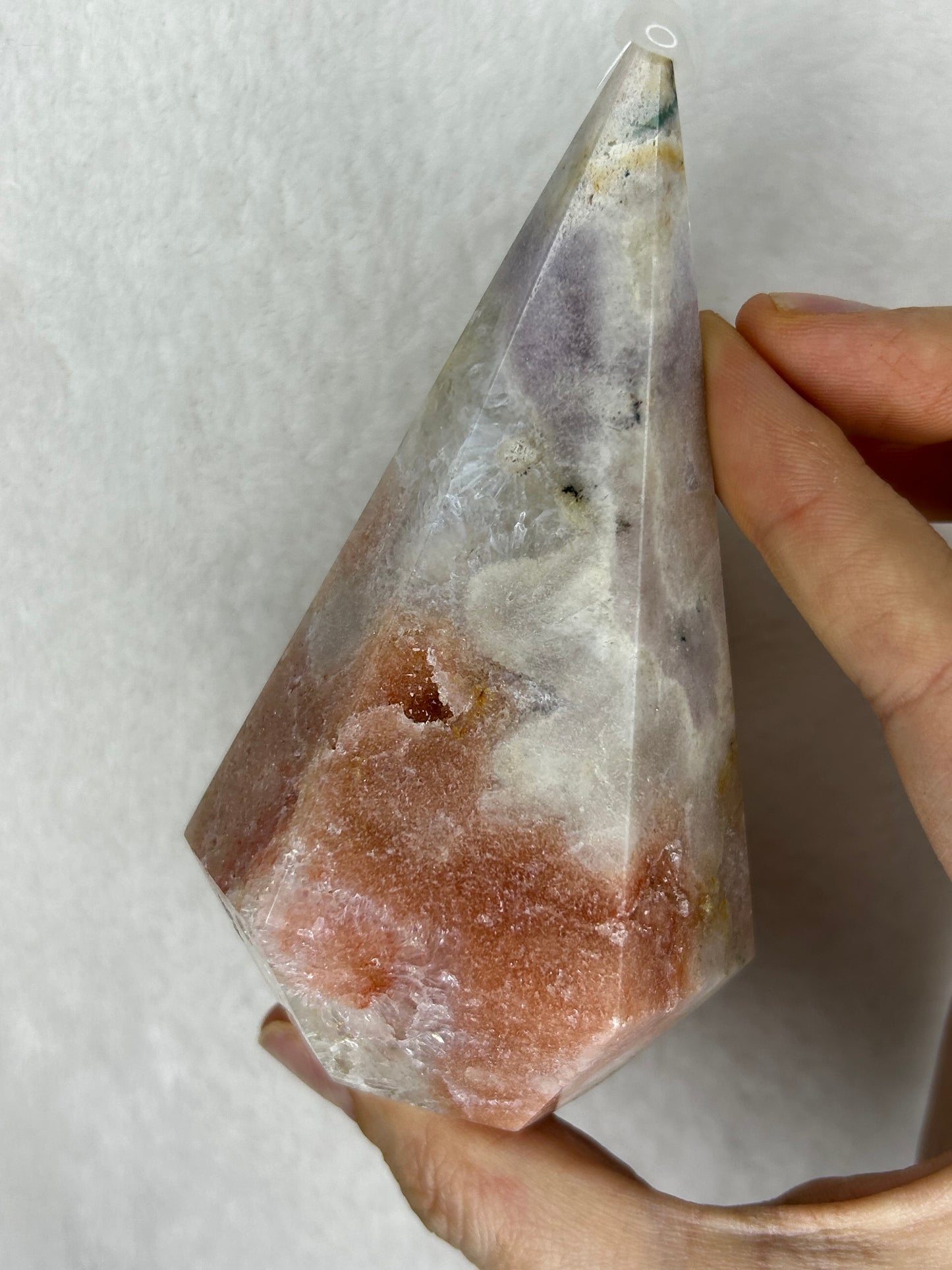 Pink amethyst diamond