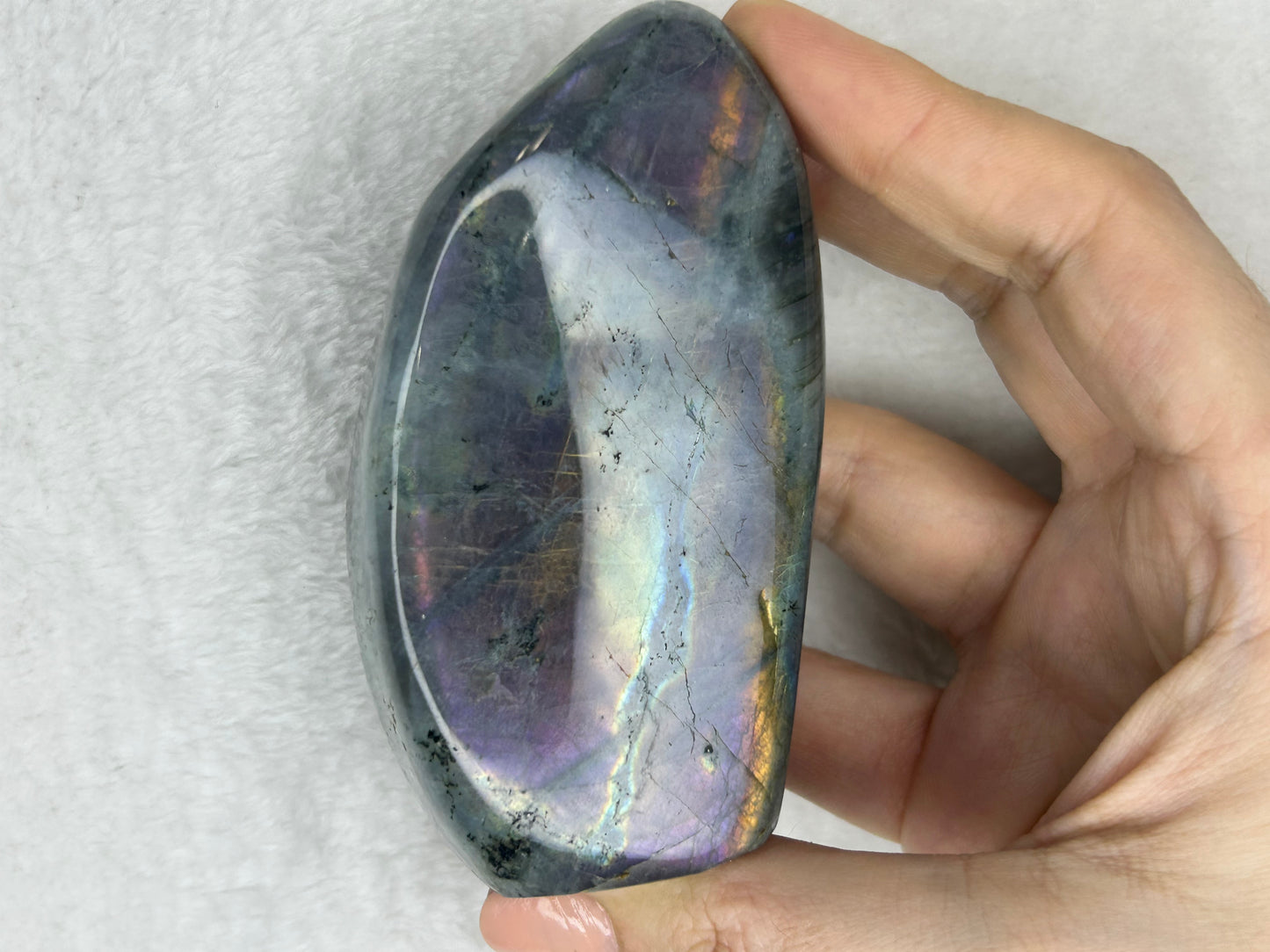 Rainbow flash labradorite freeform F