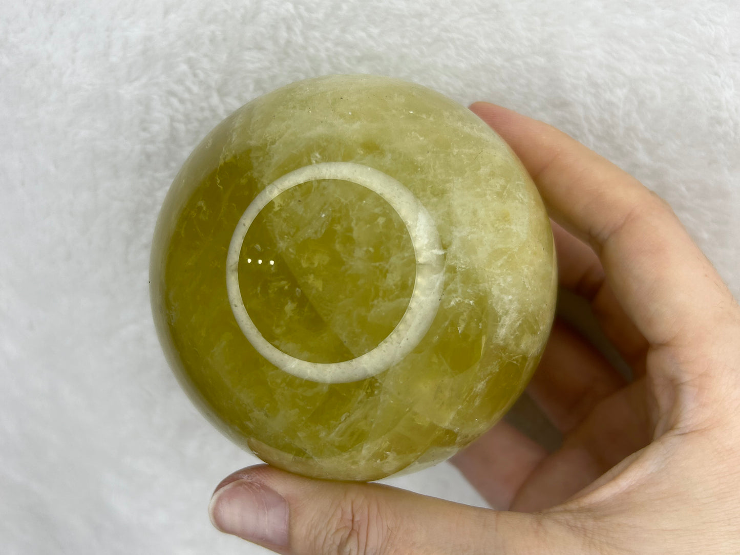 HTA Large Star Flash Citrine Sphere