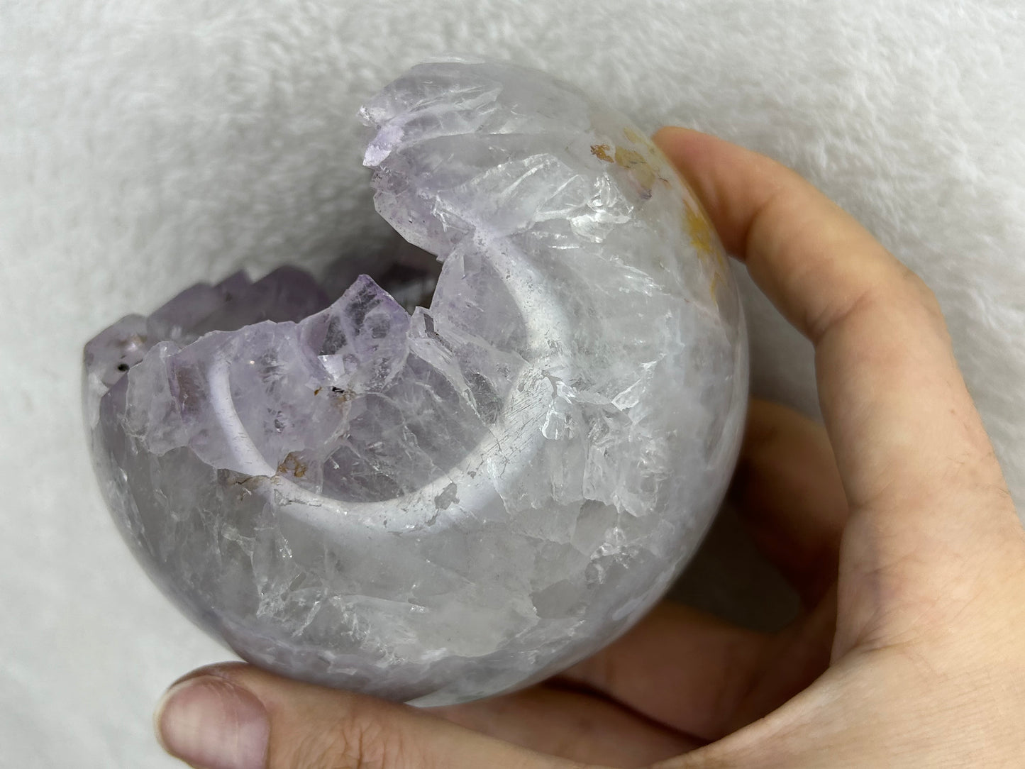 XL Brazilian Druzy Amethyst Sphere