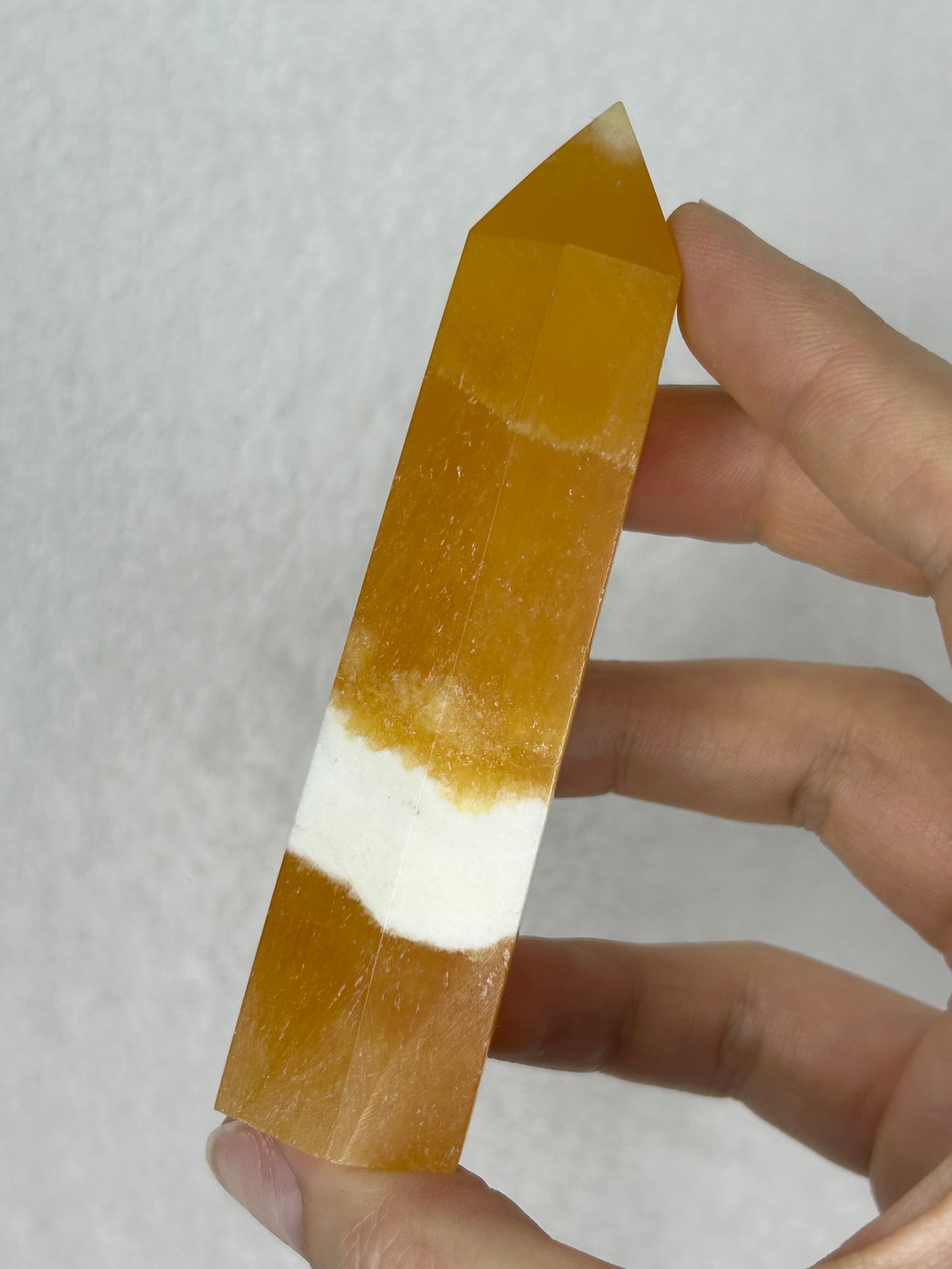 Juicy Orange Calcite Tower B