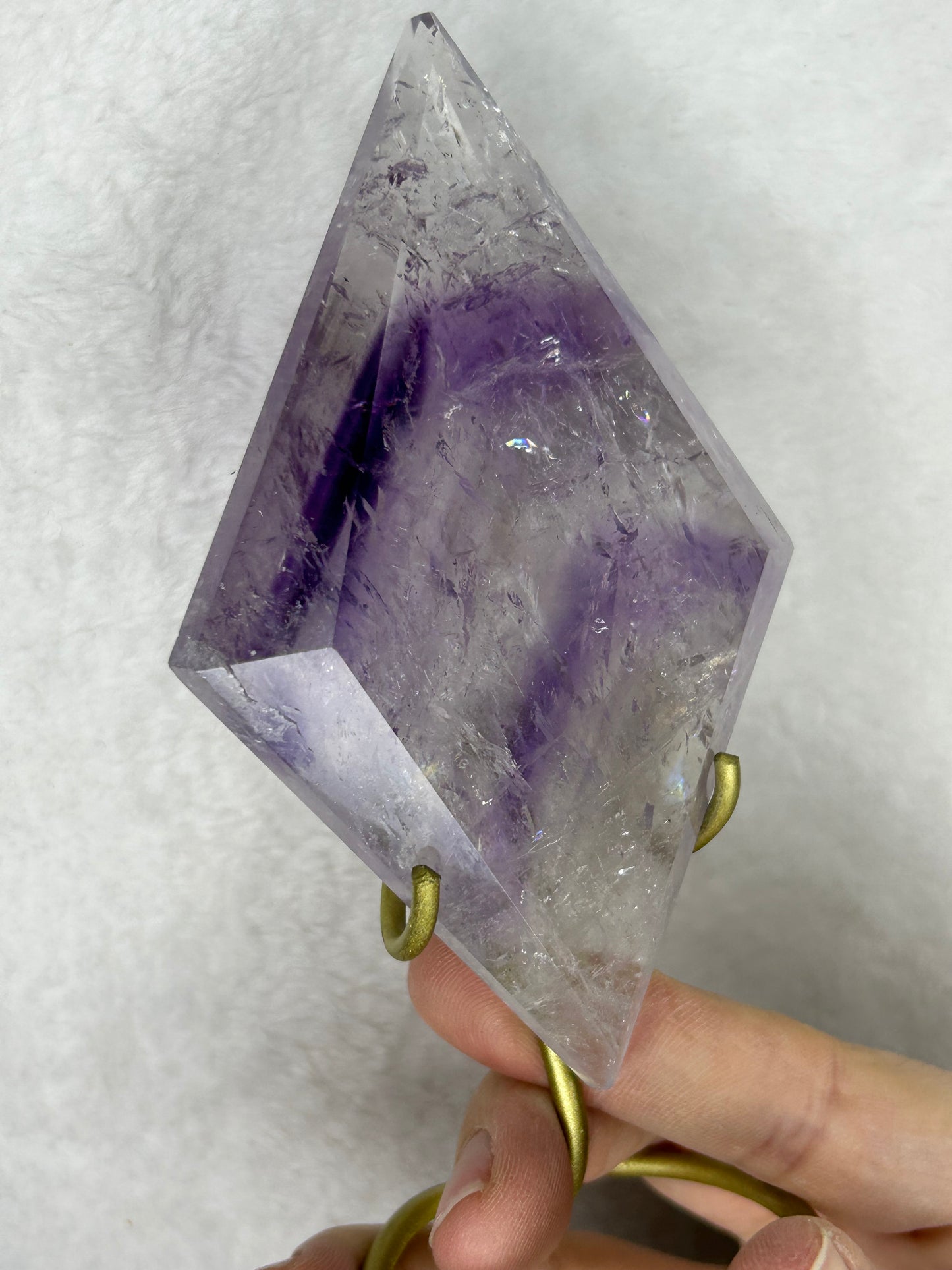 HQ ⭐️XTRA⭐️ Amethyst Phantom Faceted Diamond C