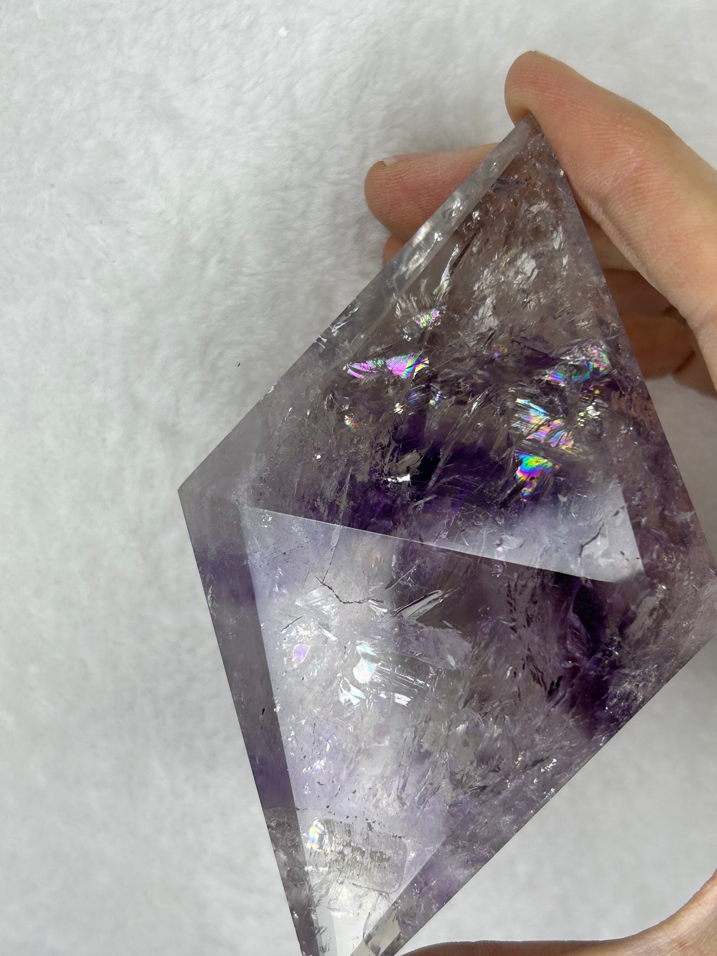 HQ ⭐️XTRA⭐️ Amethyst Phantom Faceted Diamond F