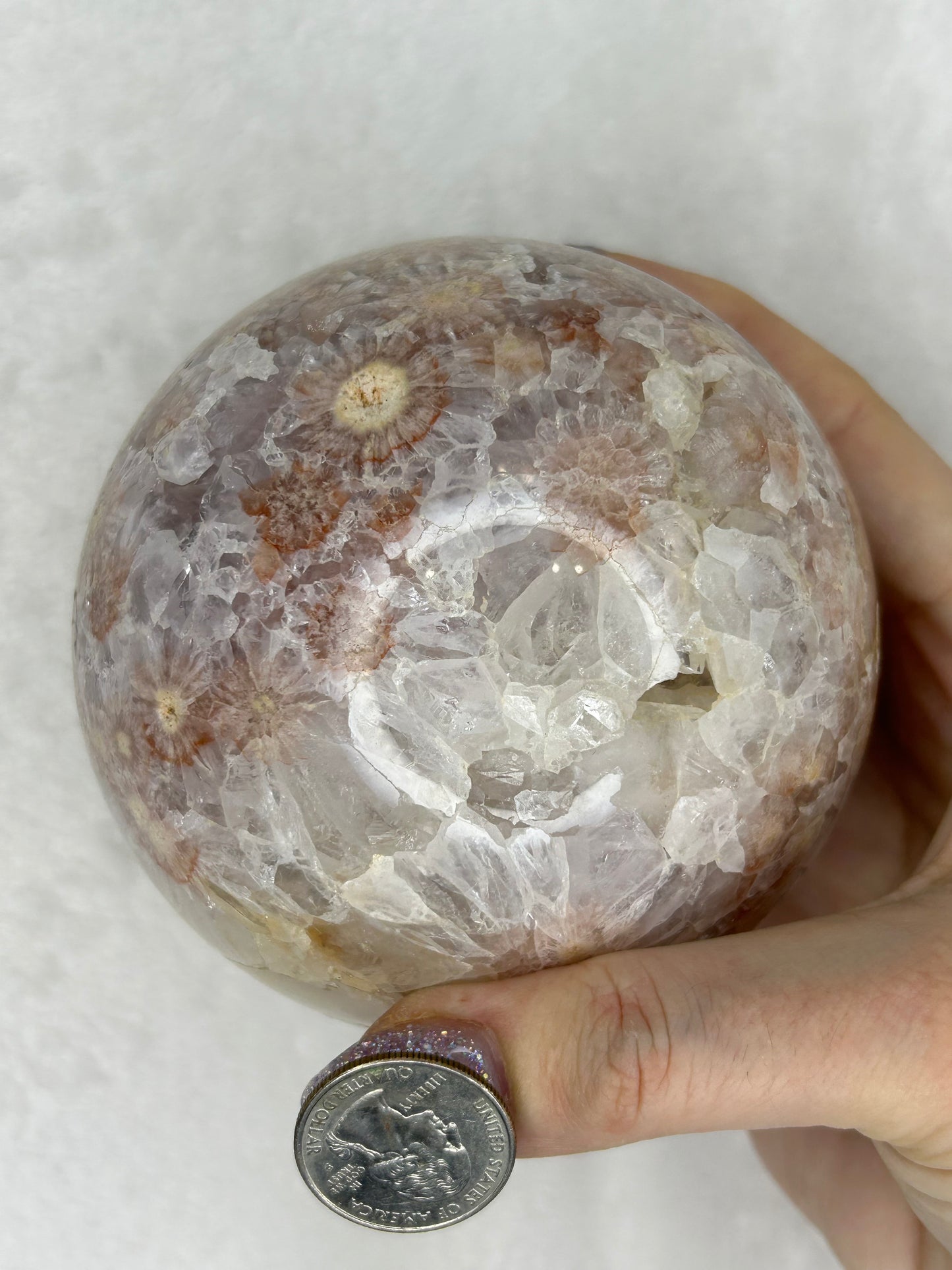 XL Pink Amethyst Sphere