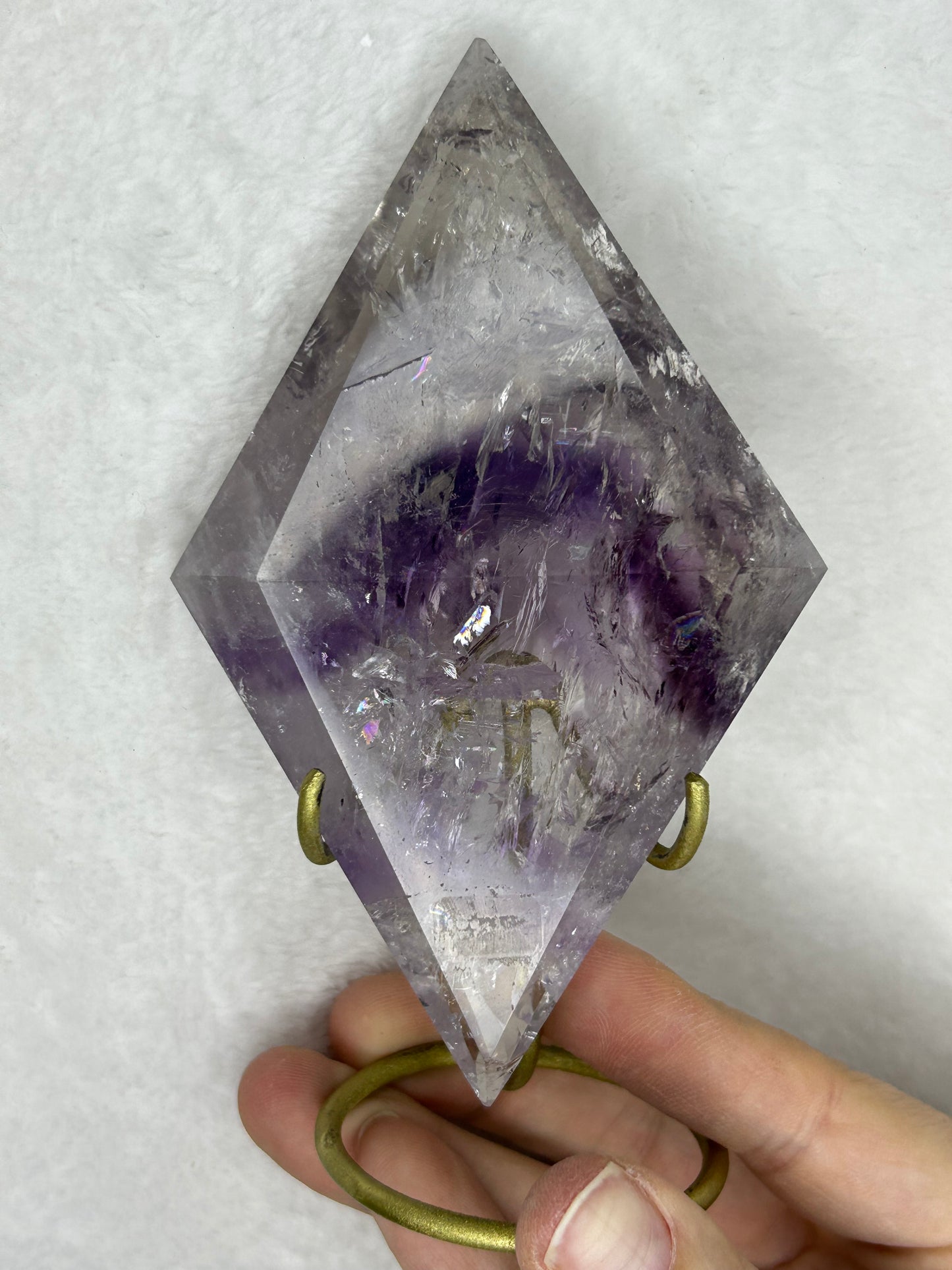 HQ ⭐️XTRA⭐️ Amethyst Phantom Faceted Diamond F